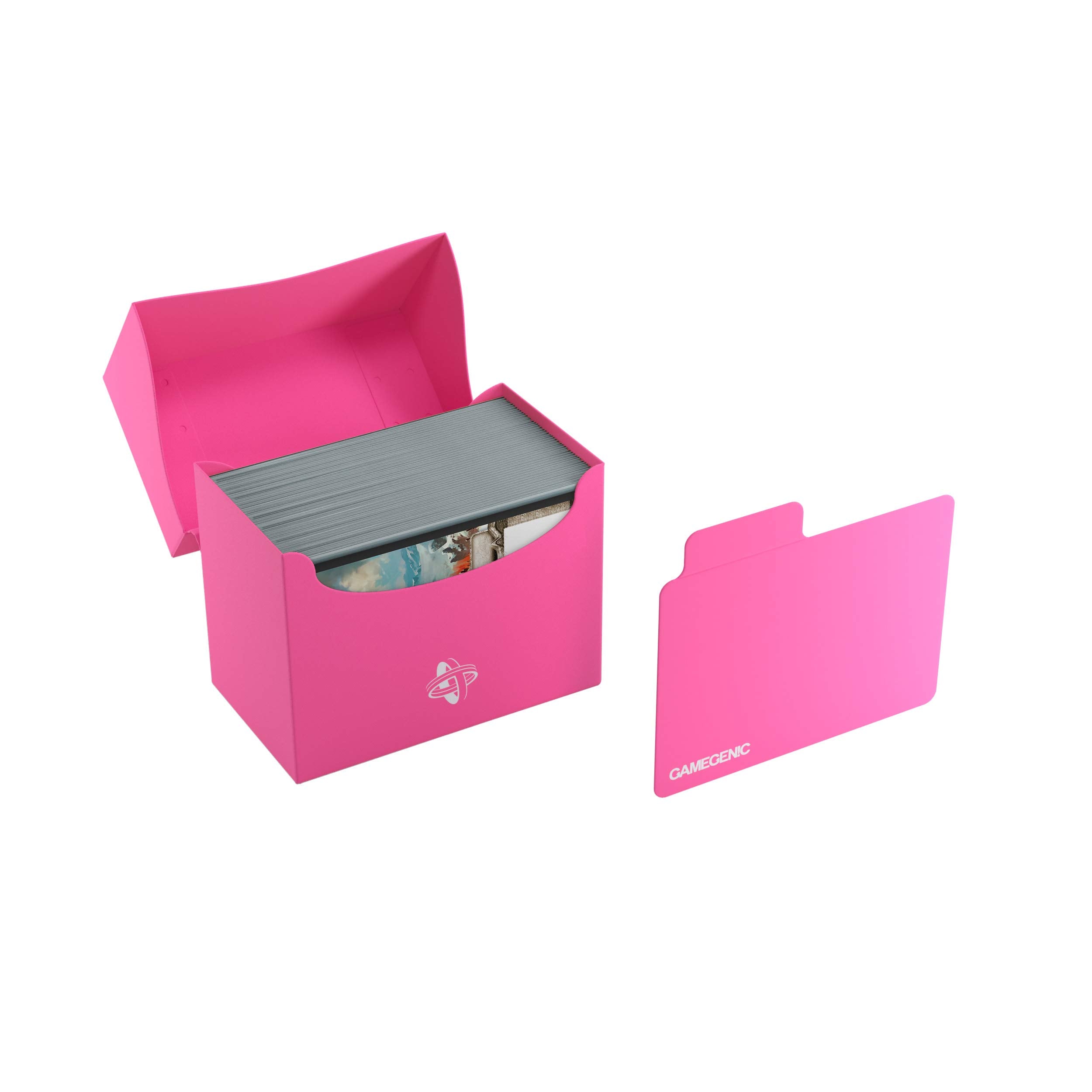 Gamegenic 80-Card Side Holder Deck Box for Trading Card Games - Pink 8