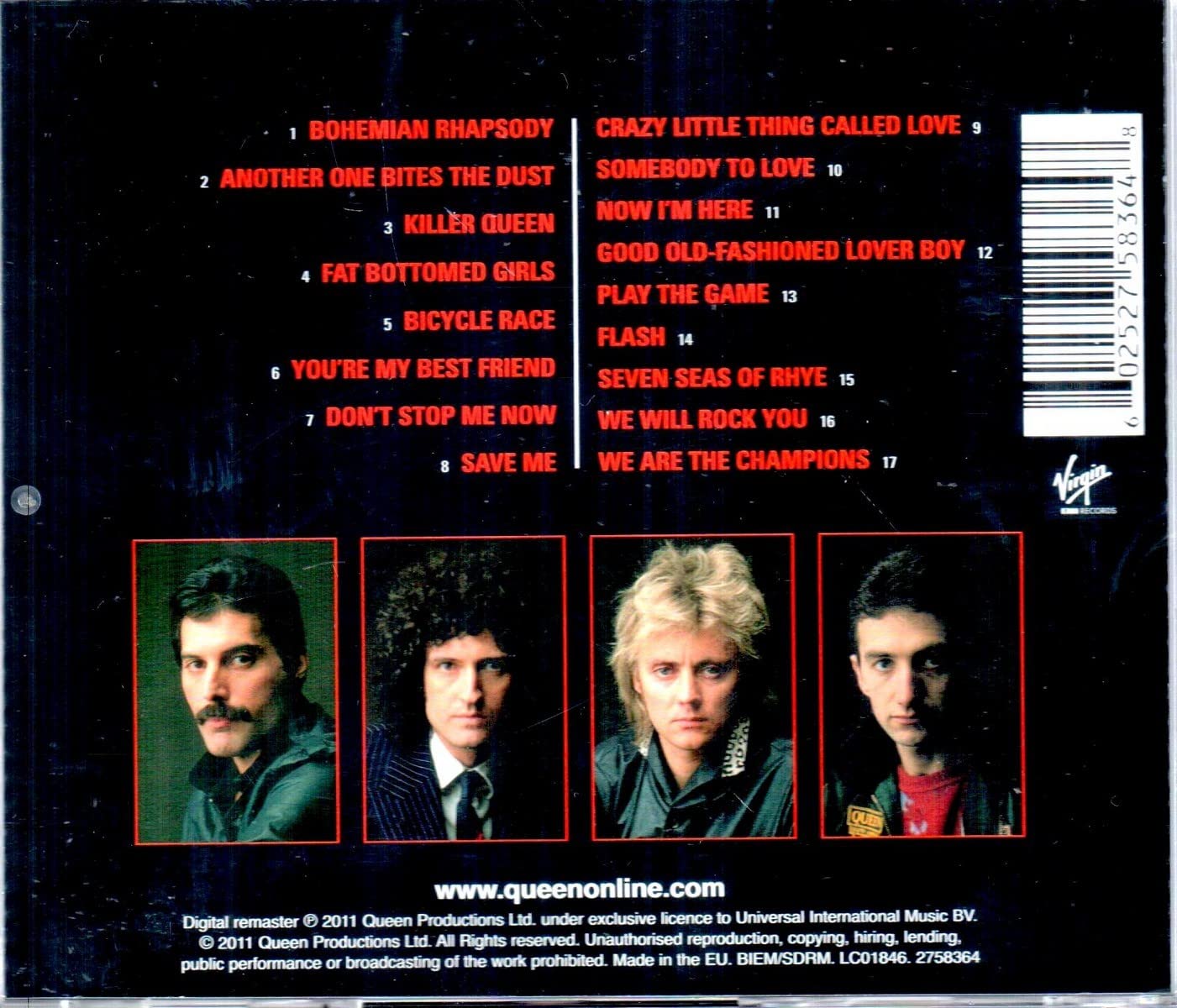Queen - Greatest Hits I (2011 Remaster) Audio CD 3