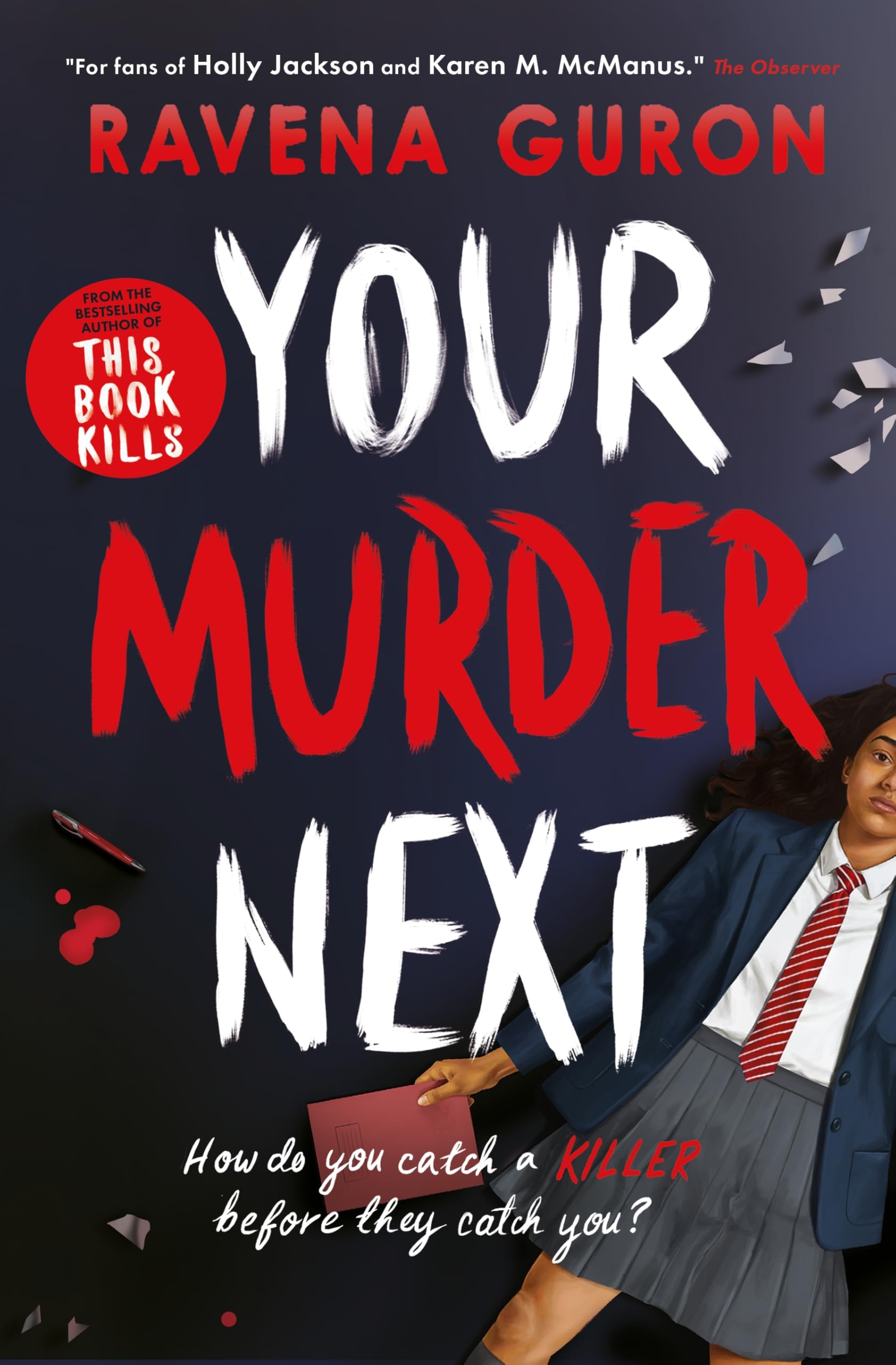 Usborne Your Murder Next by Ravena Guron | YA Thriller Paperback | Ages 12+
