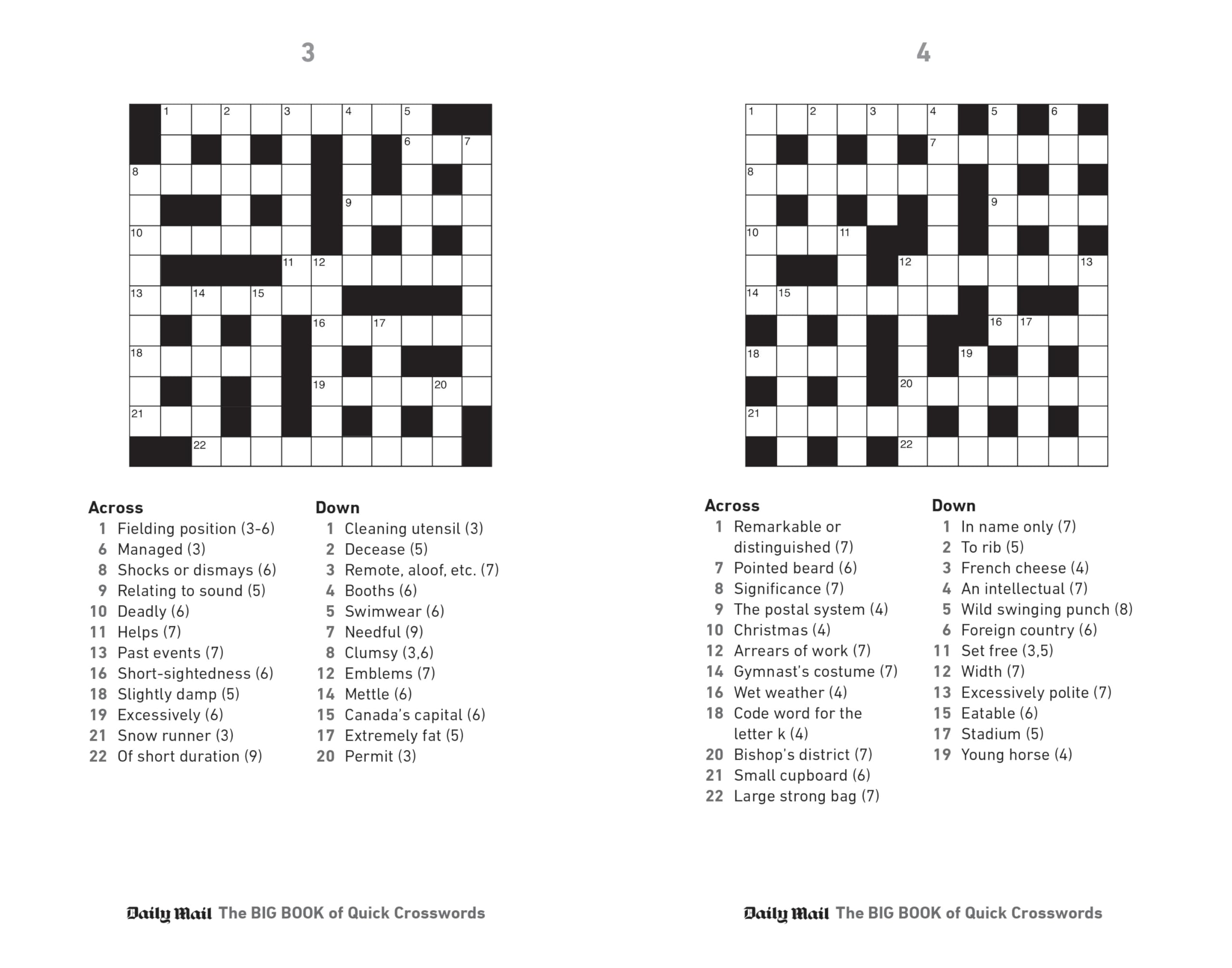 Cassell Daily Mail Big Book of Quick Crosswords Volume 8 | 400 Puzzles | Paperback 4