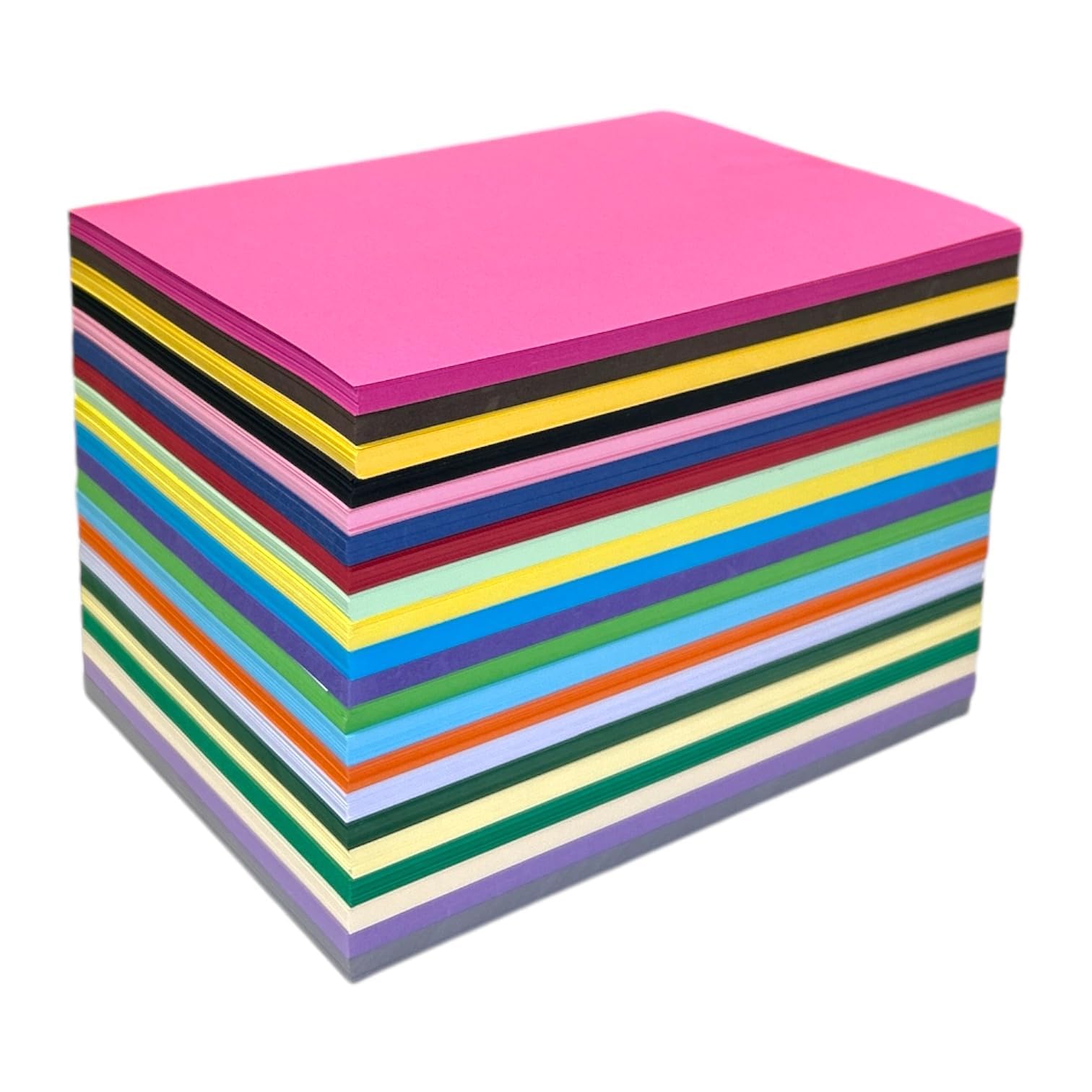 Janrax A4 Light Purple Coloured Paper 75gsm - 100 Sheets for Crafts and Printing 7