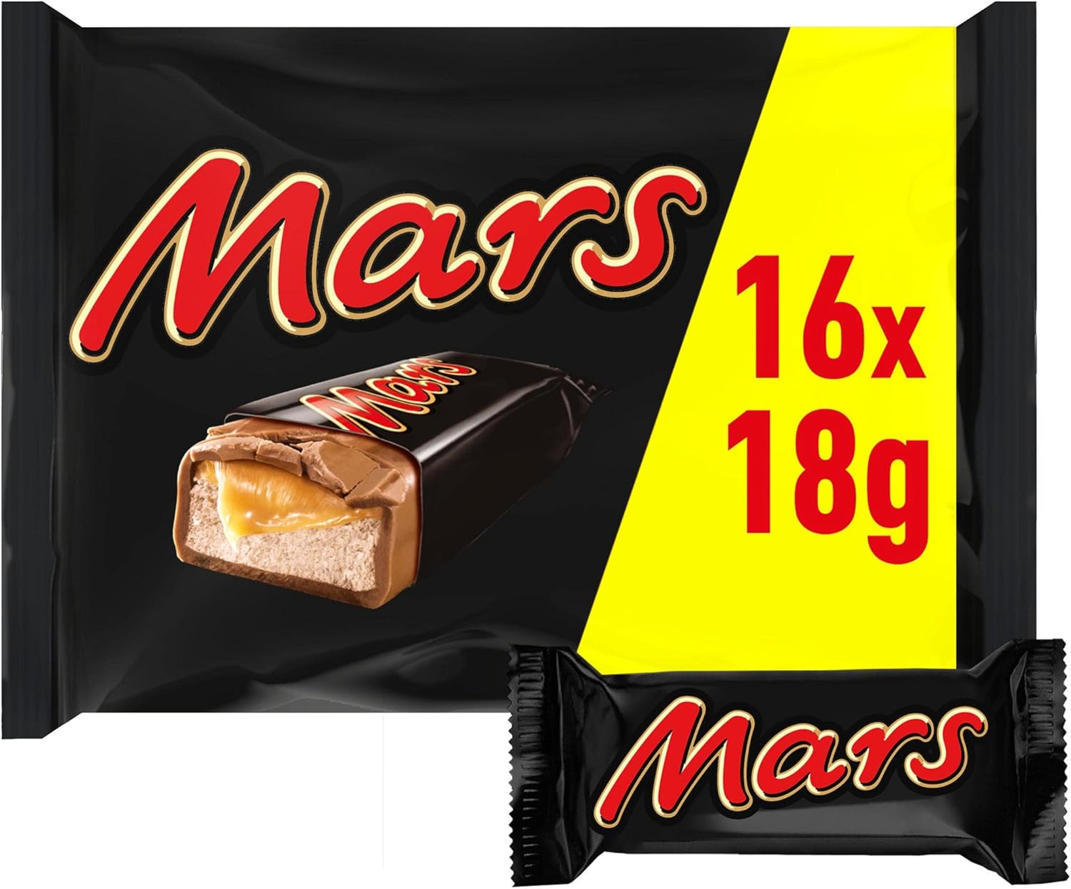 Mars Chocolate Fun Size Riegel – 16er-Pack Halloween-Partygeschenke