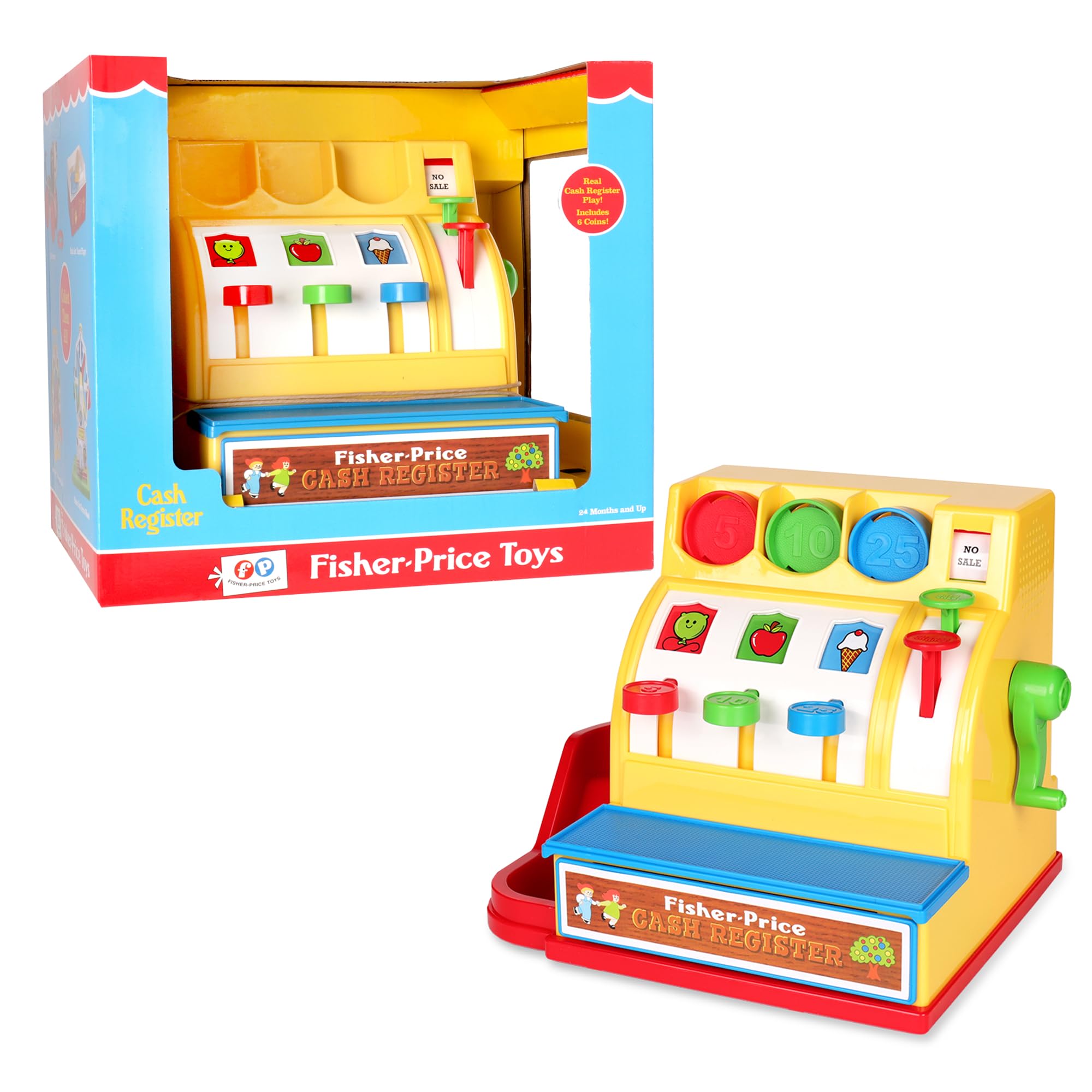 Fisher Price Classics 2073 Cash Register Toy - Imaginative Roleplay for Toddlers 3