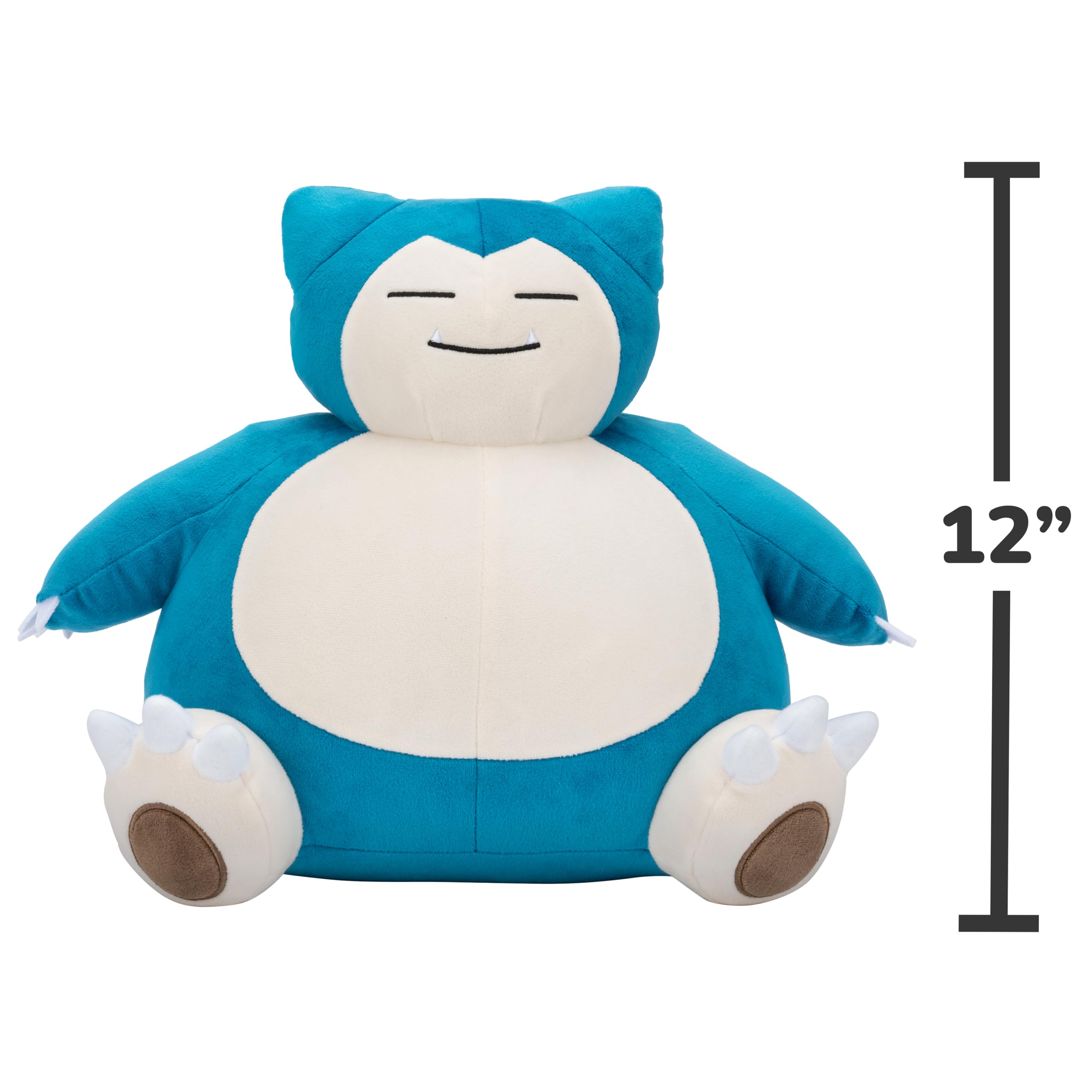 Pokémon Snorlax Plush - 12-Inch Soft Plush with Authentic Animated Series Details 4