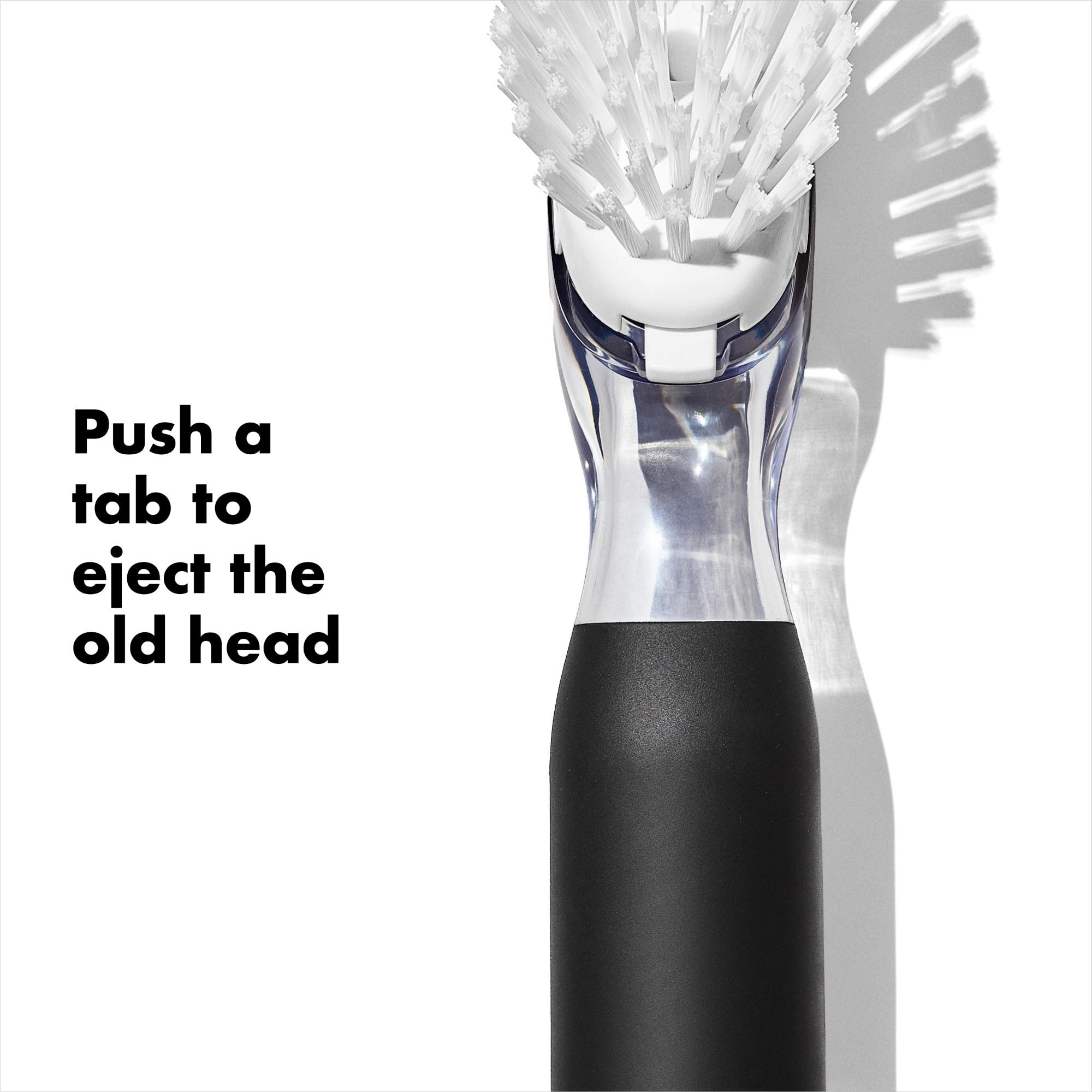 OXO Good Grips Soap Dispensing Dish Brush Refill Heads | Durable Nylon Bristles | Pack of 2 4