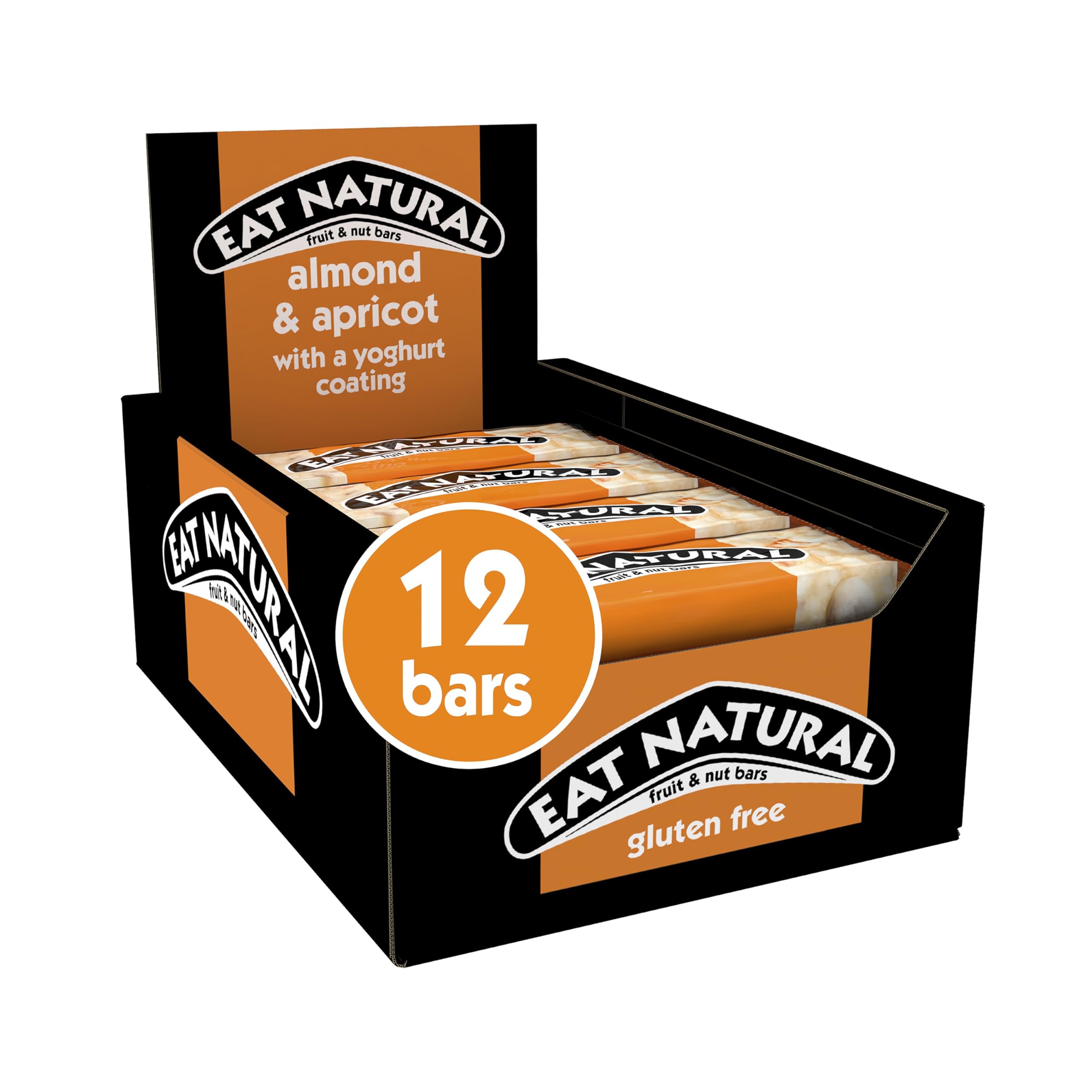 Eat Natural Almond & Apricot Yoghurt Coated Fruit & Nut Bars 12 x 40g