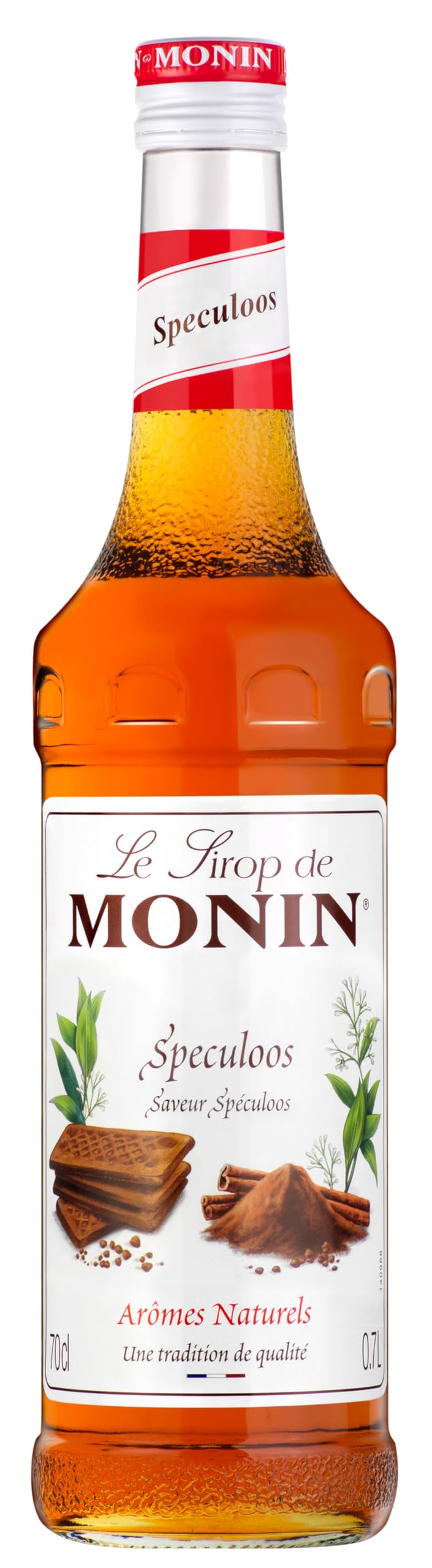 Monin Speculoos Syrup - 700ml | Vegan, Halal, Kosher | Coffee & Cocktail Flavoring