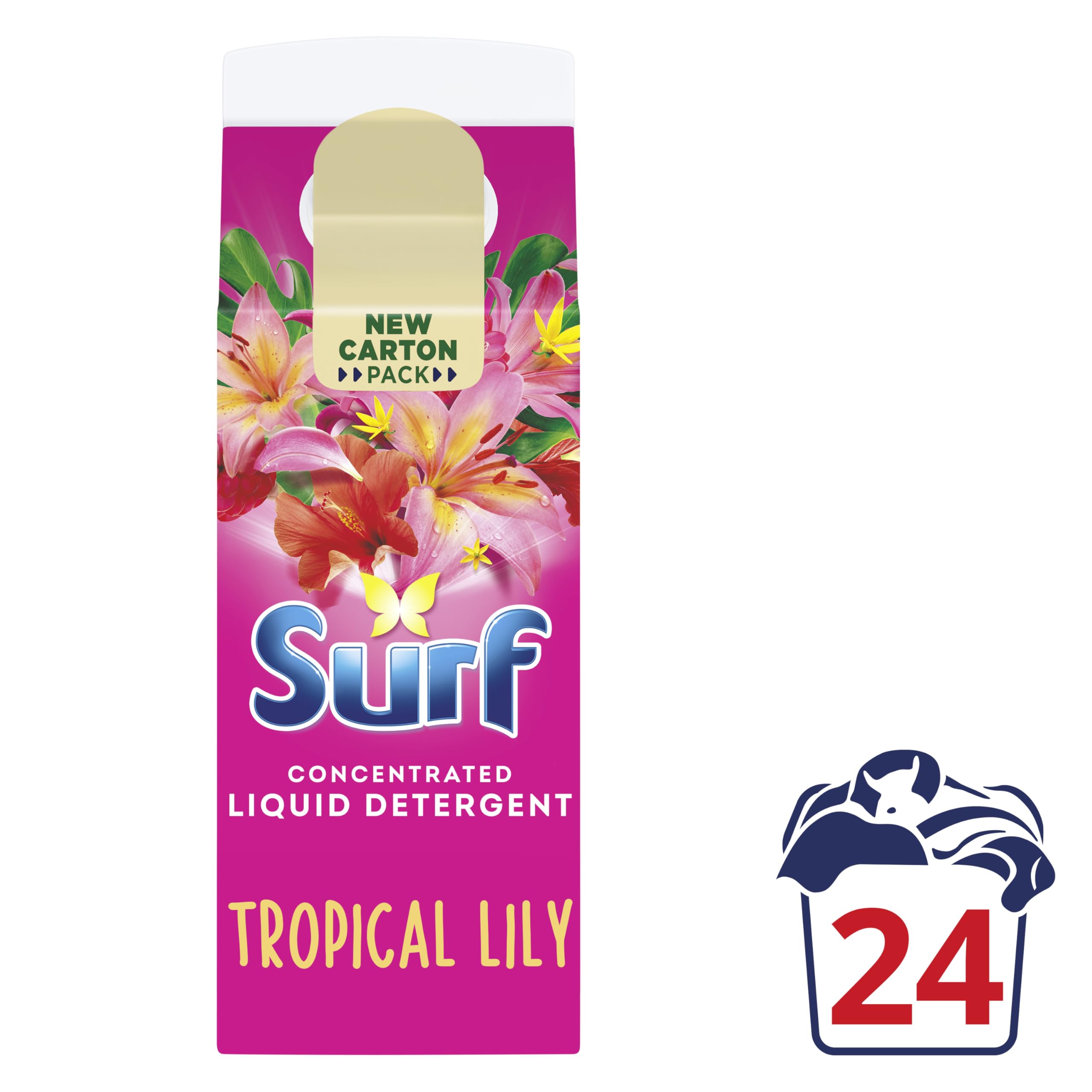 Surf Tropical Lily Laundry Washing Liquid Detergent (648 ml) 8