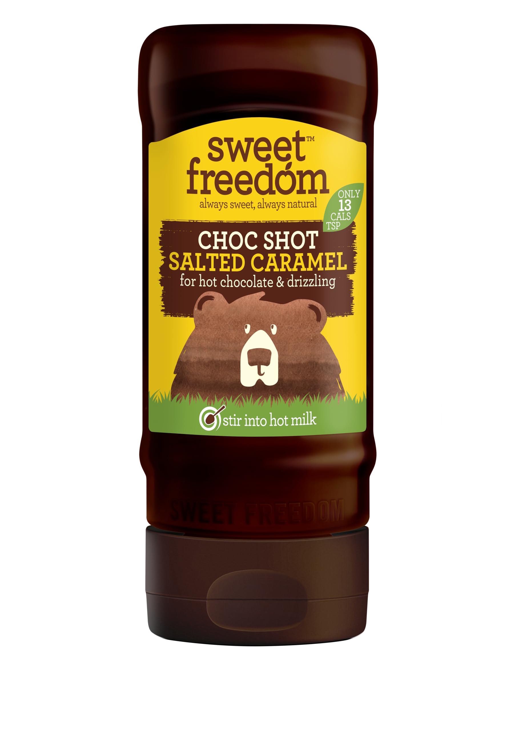 Sweet Freedom - CHOC SHOT Salted Caramel Chocolate Syrup for Hot Chocolate & Drizzling