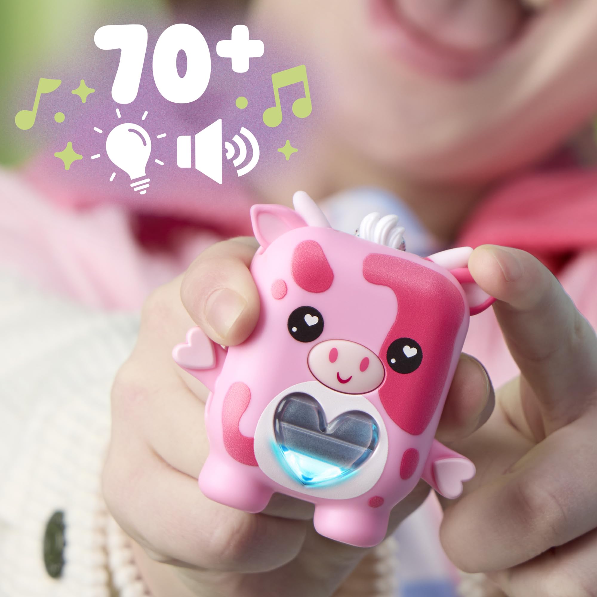 Hasbro Nano-Mals Mootilda the Pink Cow - Electronic Fidget Pet for Kids 5+ 13