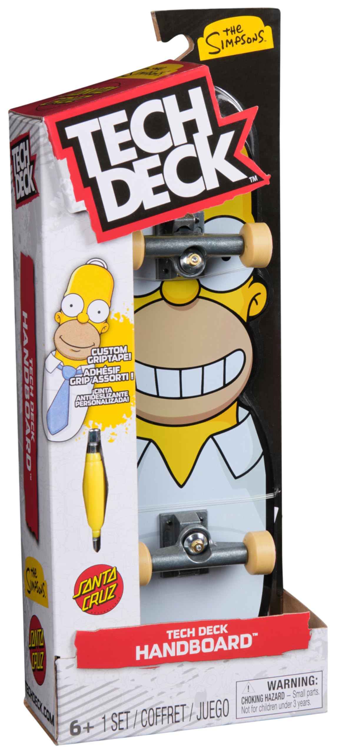 Tech Deck The Simpsons Handboard - Authentic Mini Skateboard for Kids 6+ 10