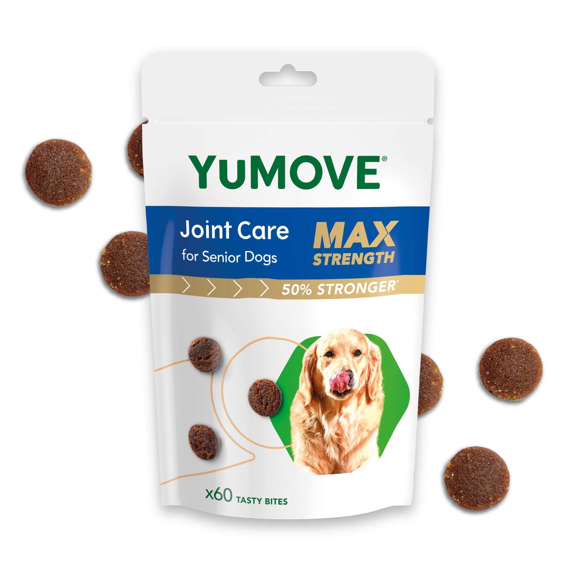 YuMOVE Max Strength Joint Supplement for Dogs - 60 Chews | Glucosamine & Chondroitin