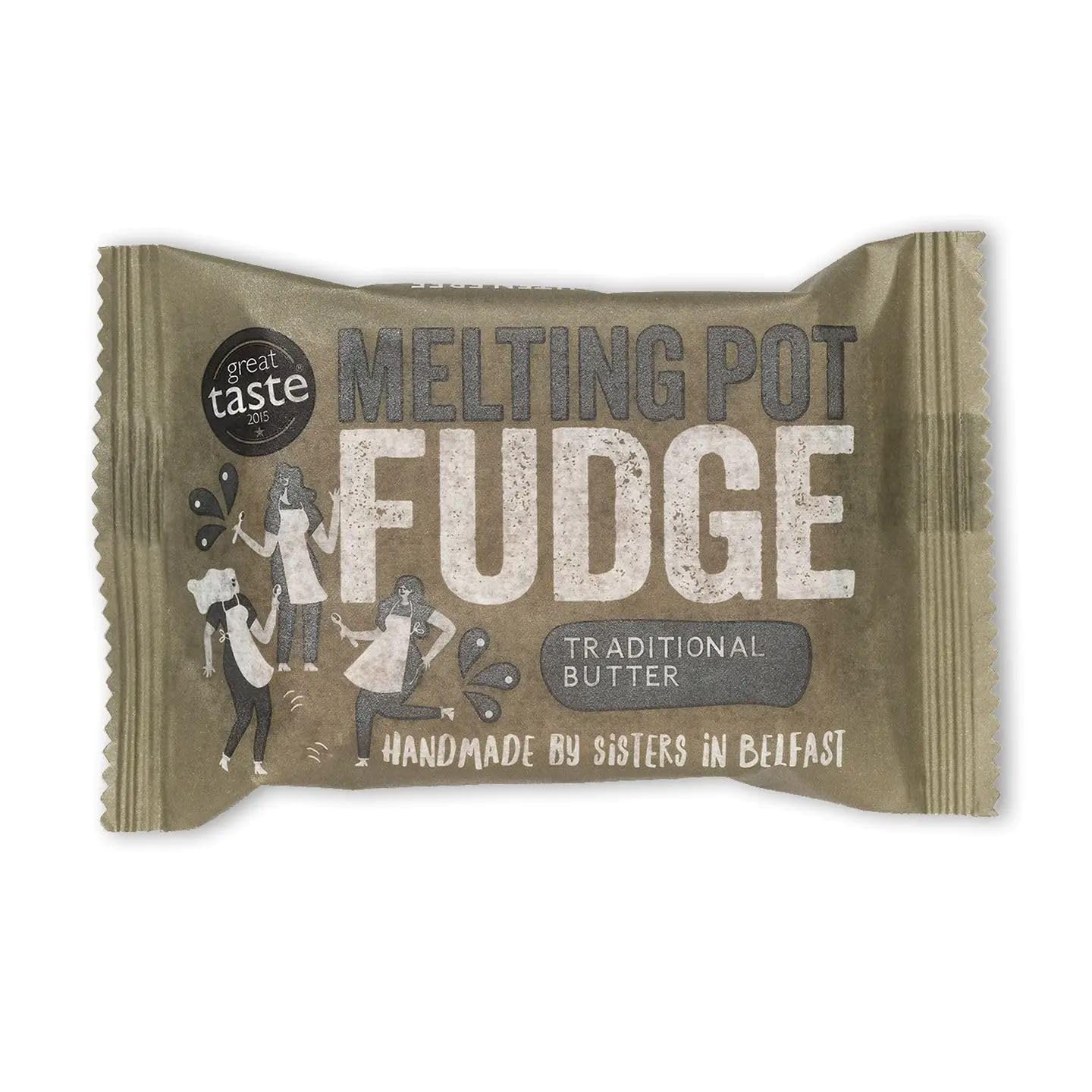 Melting Pot Fudge Traditional Butter Fudge - 90g Handmade Irish Butter Fudge