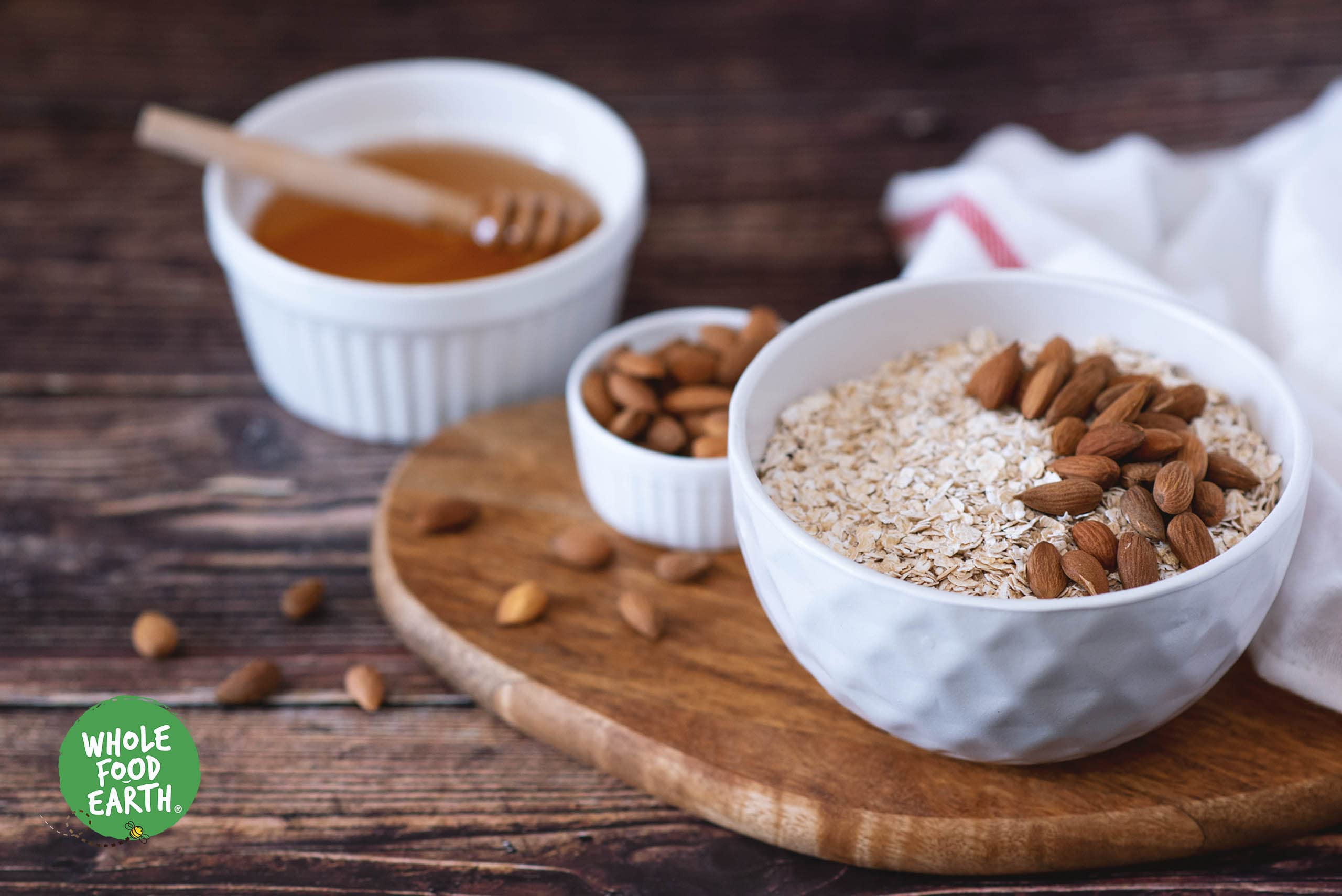 Wholefood Earth Organic Porridge Oats – 1 kg | GMO Free | Vegan | High Fibre 5