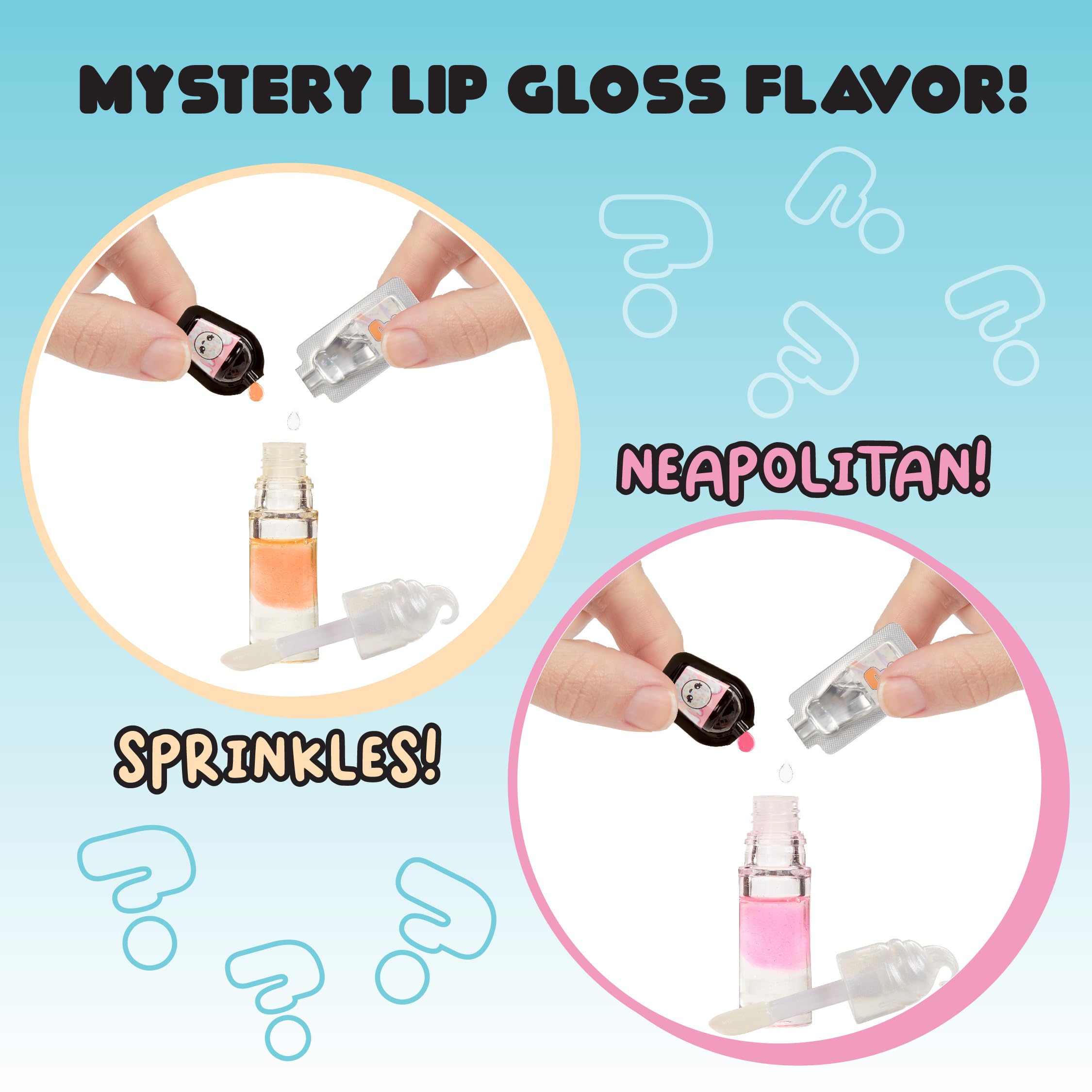 Yummiland Lip Gloss Doll - DIY Lip Gloss Kit with Scented Character & Customisable Fashion - Ages 3+ 4