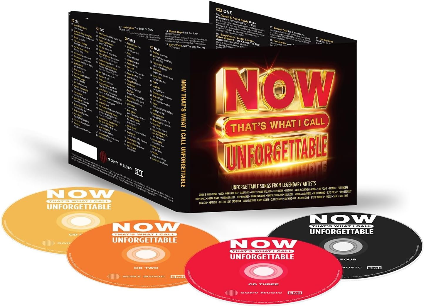 NOW That's What I Call Unforgettable - 4CD Compilation Album