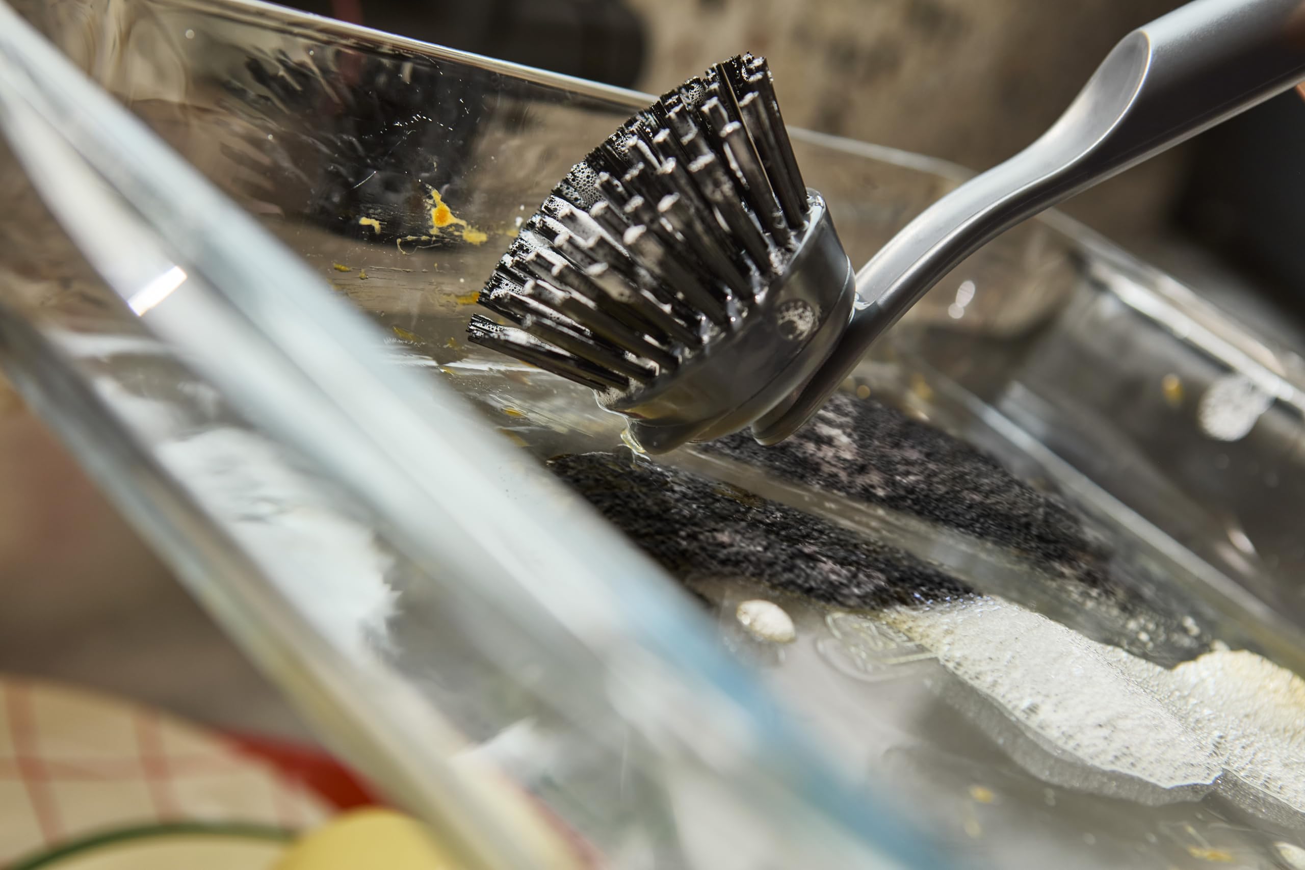 Joseph Joseph SinkTech Dish Brush with Replacement Head, Graphite 6