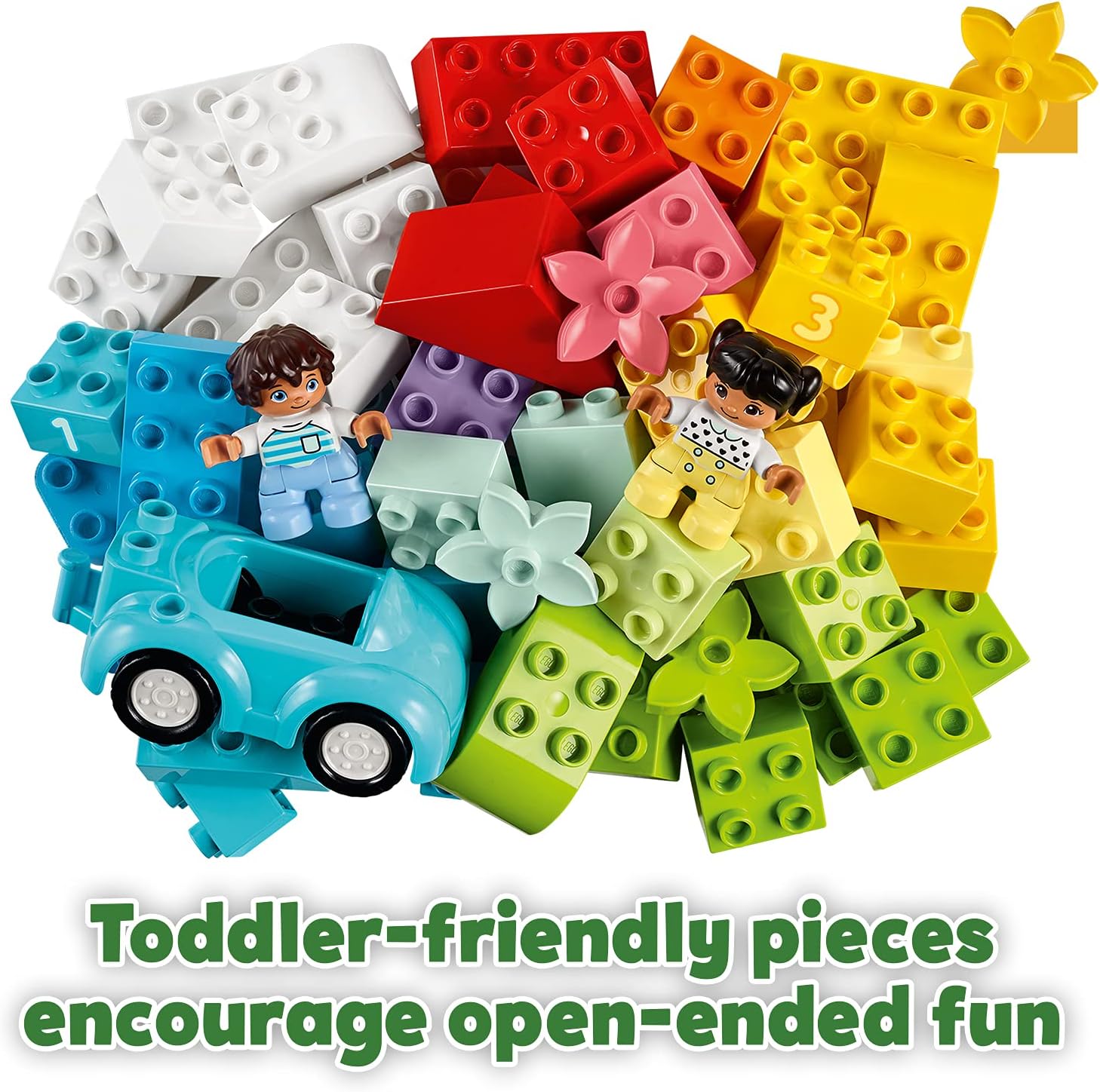 LEGO DUPLO Klassische Steinebox 10913 – Pädagogisches Bauset für Kleinkinder ab 18 Monaten 18