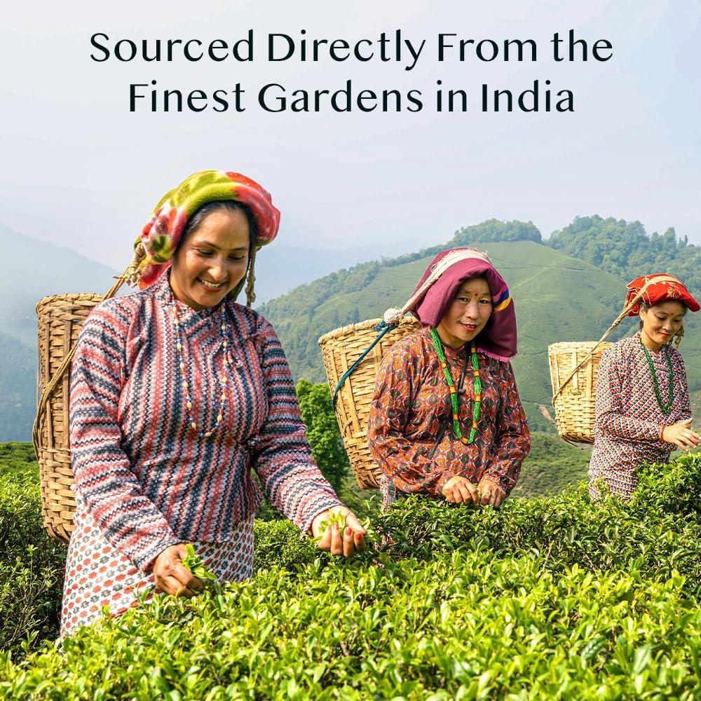 VAHDAM - Assorted Herbal Tea Sampler (18 Tea Bags, 9 Flavors) Caffeine-Free 9