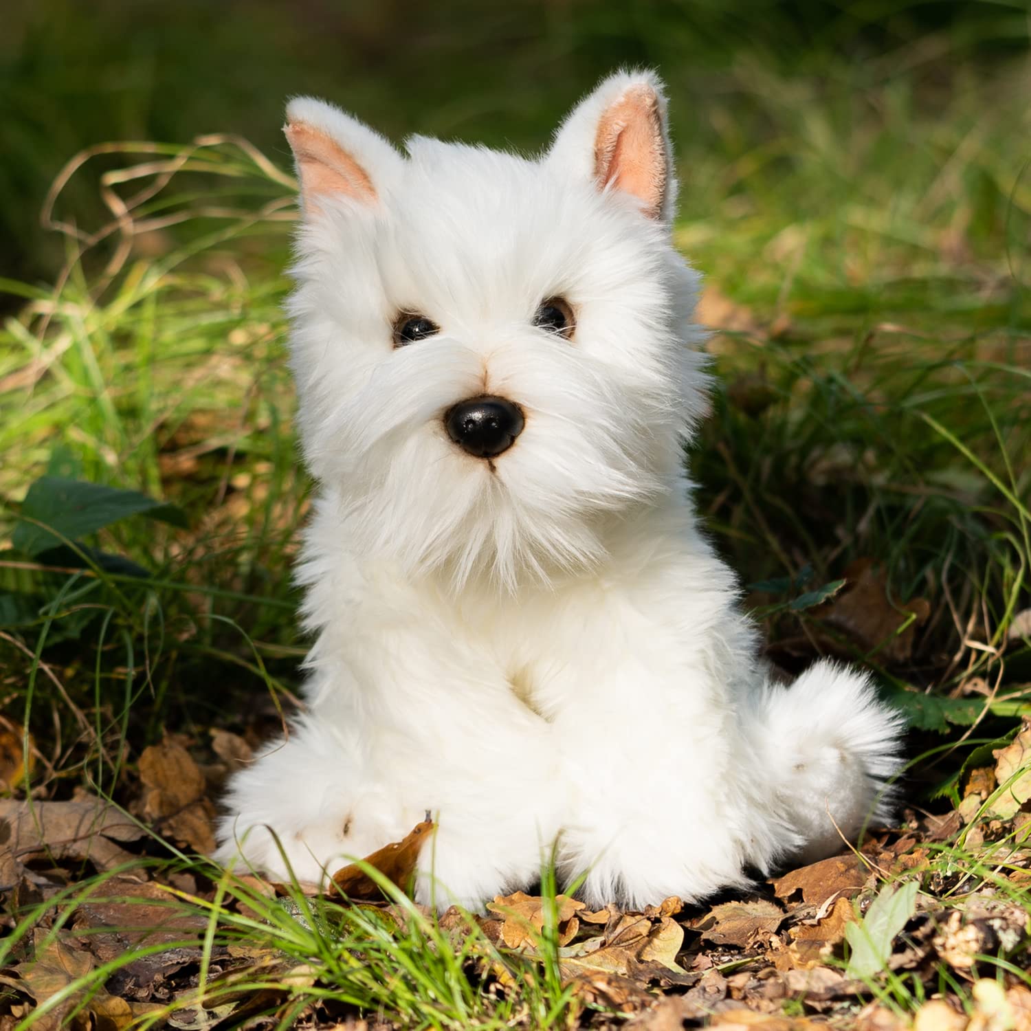Tobar Animigos World Of Nature Westie Dog Stuffed Animal | 26cm Tall | Eco-Friendly Filling 4