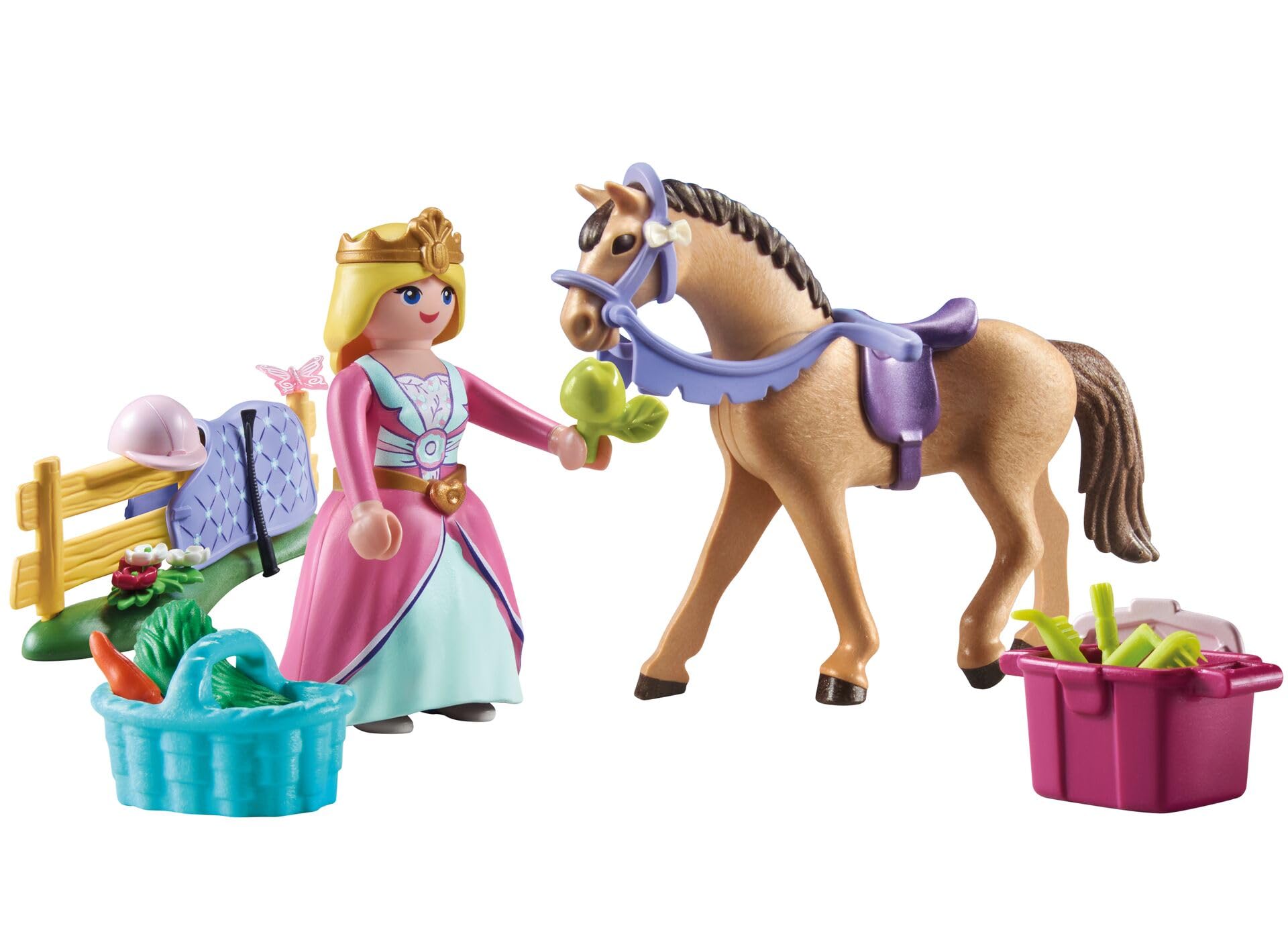 Playmobil Princess Magic - Princess with Horse Playset for Kids 4+ 4