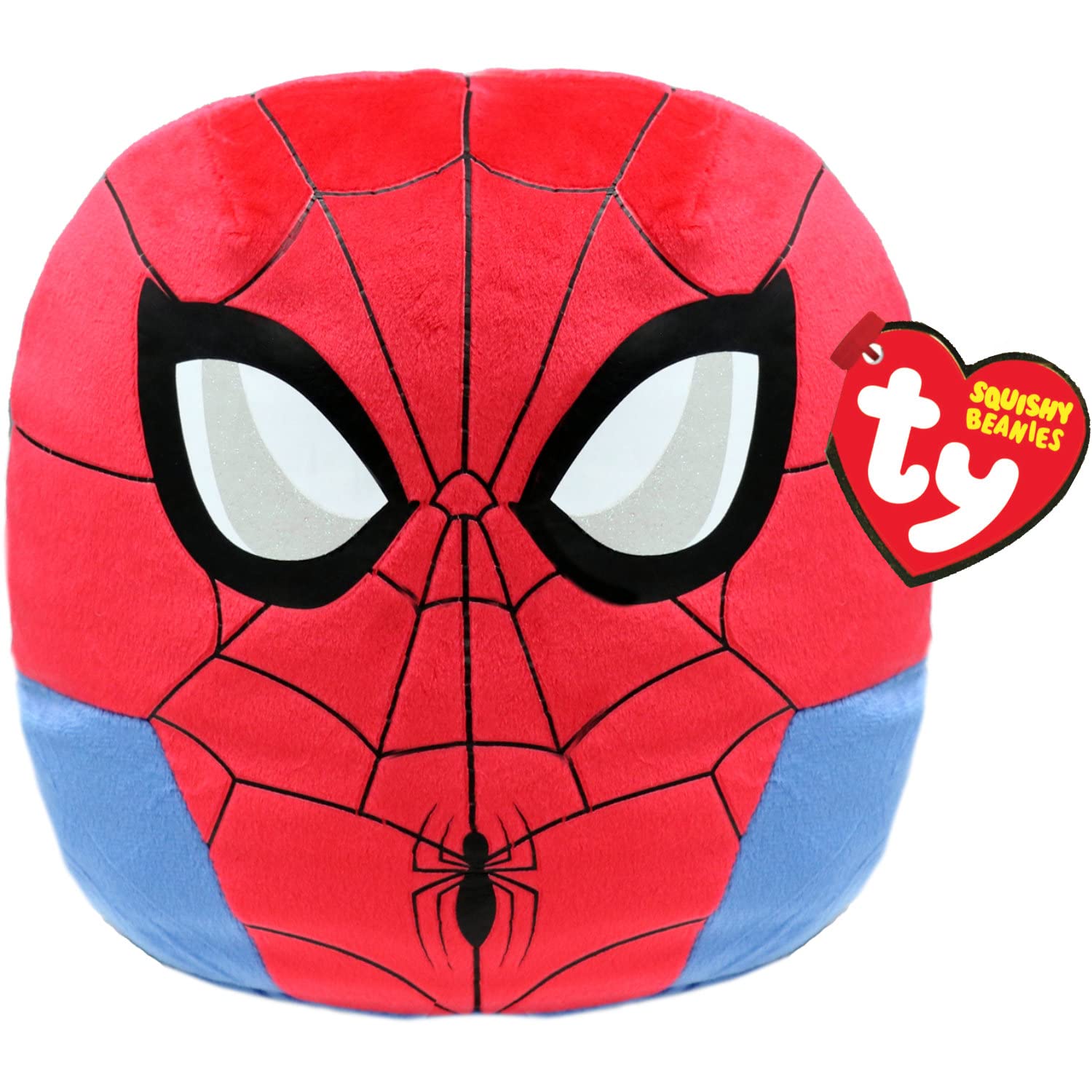 Ty Marvel Spiderman Squish-A-Boo Stuffed Animal - 10 Inches | Plush | Unisex Children