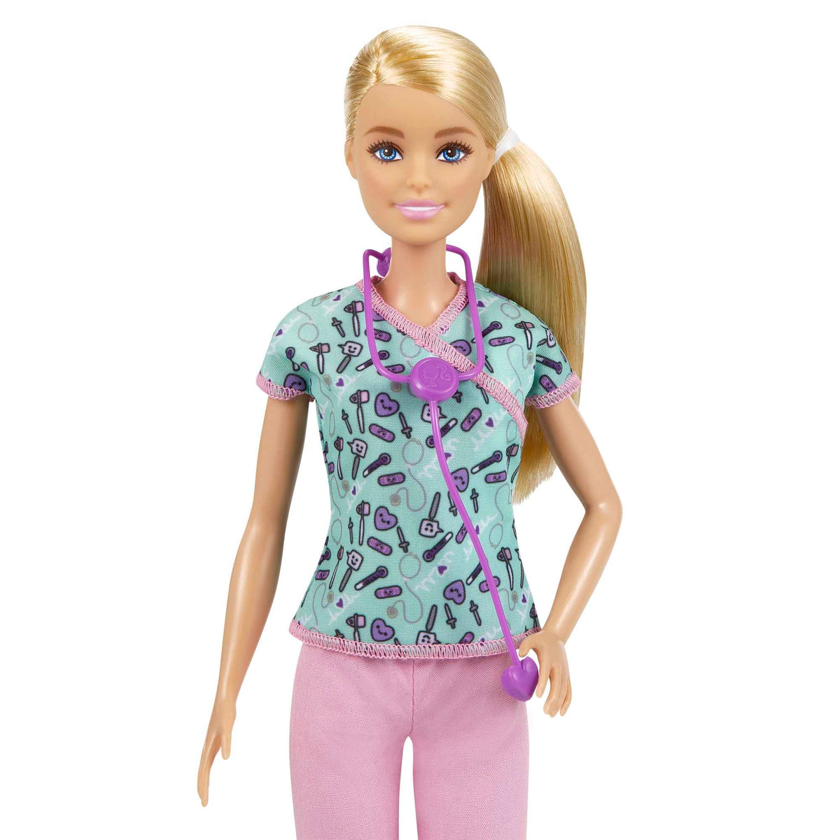 Barbie Nurse Doll - 12-in/30.40-cm Doll, Ages 3+ 4