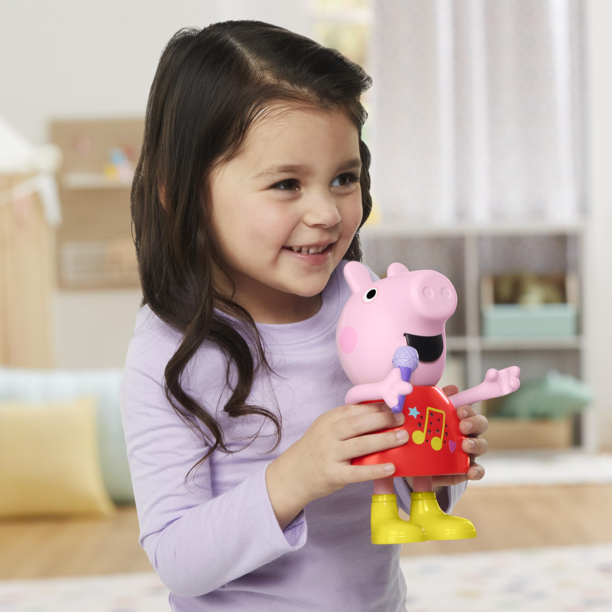 Peppa Pig Talk & Sing Interactive Doll - Muddy Puddles & Party Mode, 20 cm 9