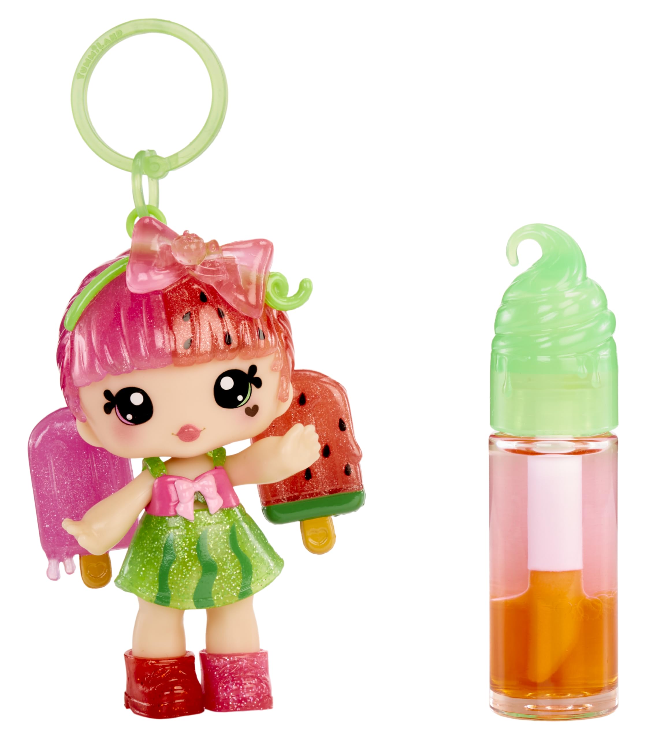 Yummiland Lip Gloss Doll - Mystery Color Change Series, Poppy Melonberry 6