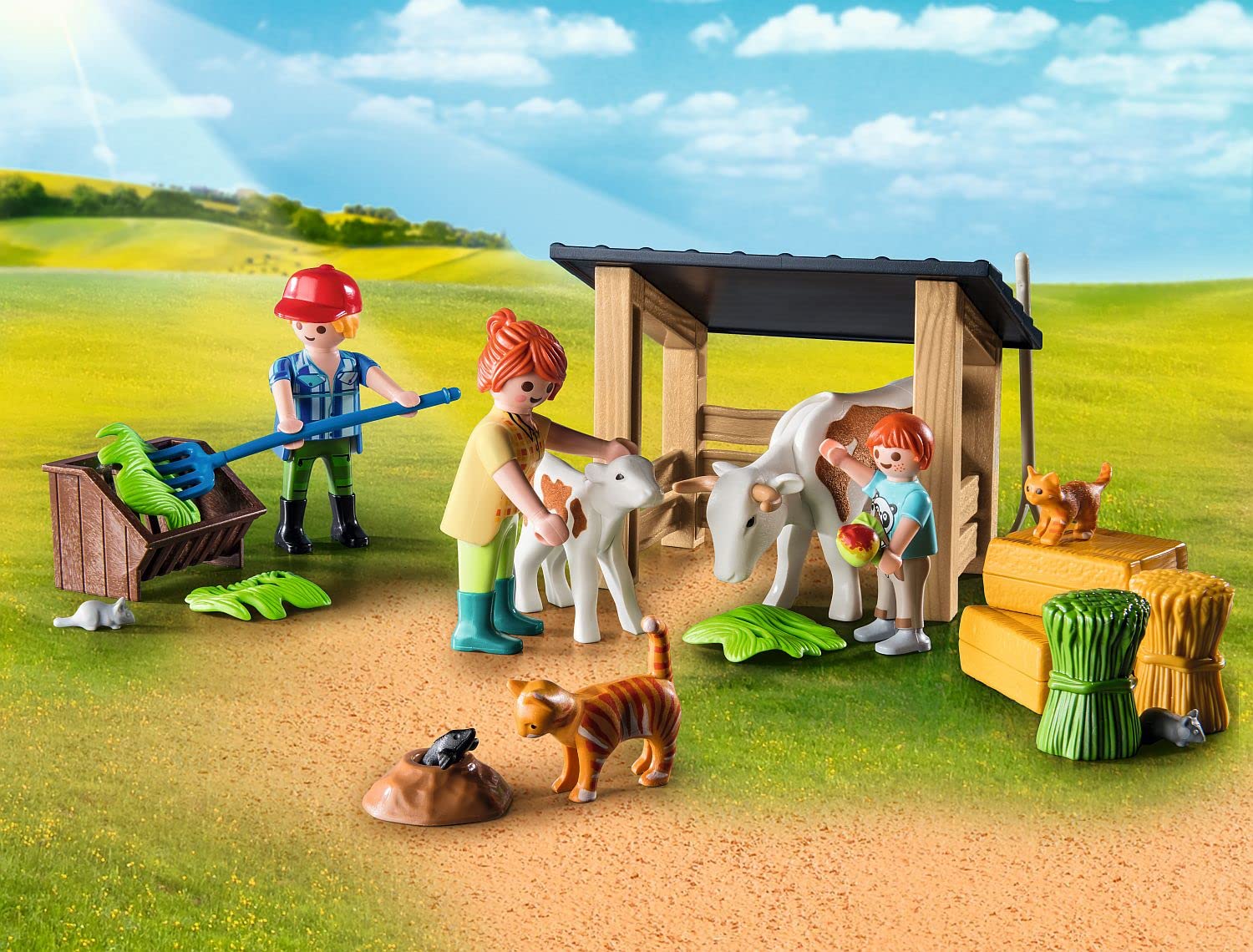 Playmobil 71248 Country Farm House Playset - Sustainable Farm Animal Toy for Kids 4+ 4
