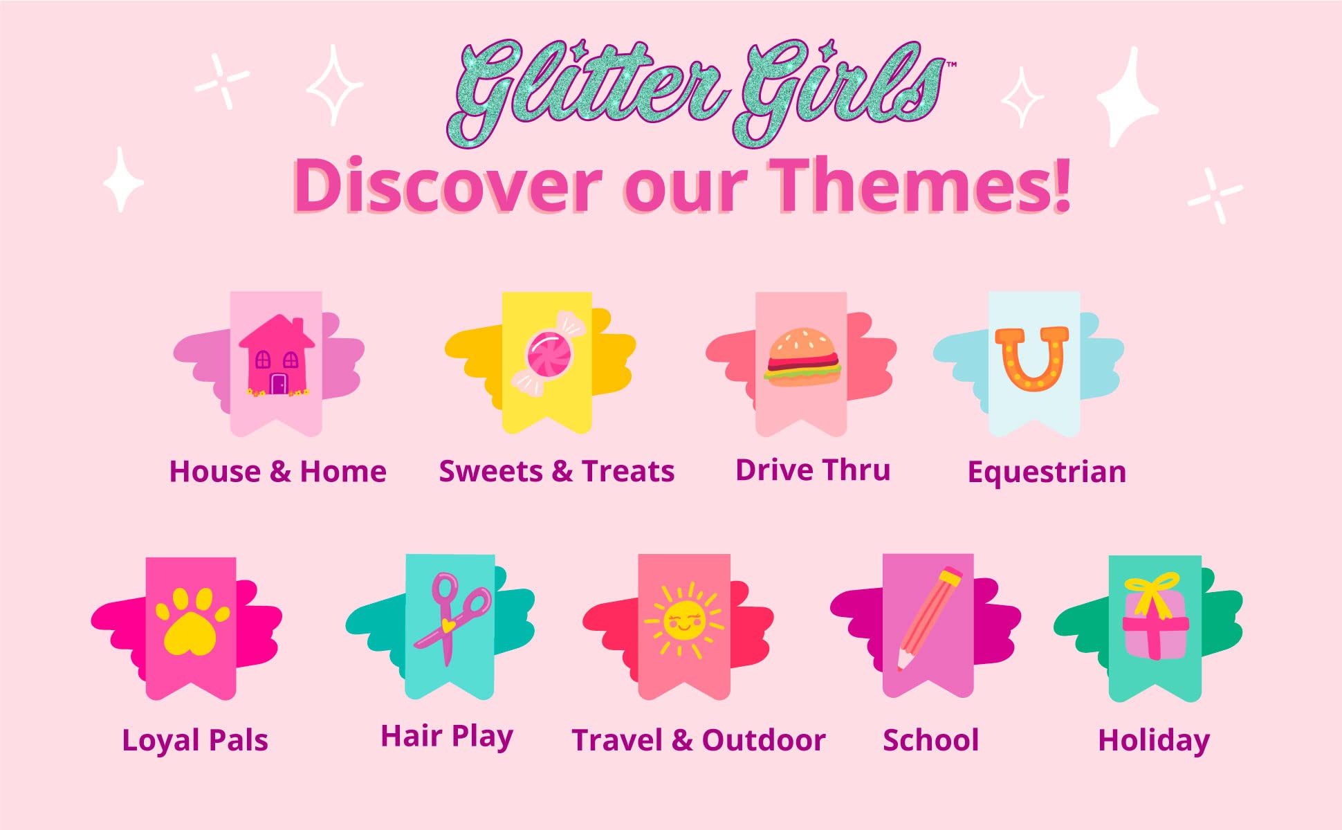 Glitter Girls Camping Set - 14-Inch Doll Play Tent with Rainbow Sleeping Bag & Pillow - 3+ Years 3