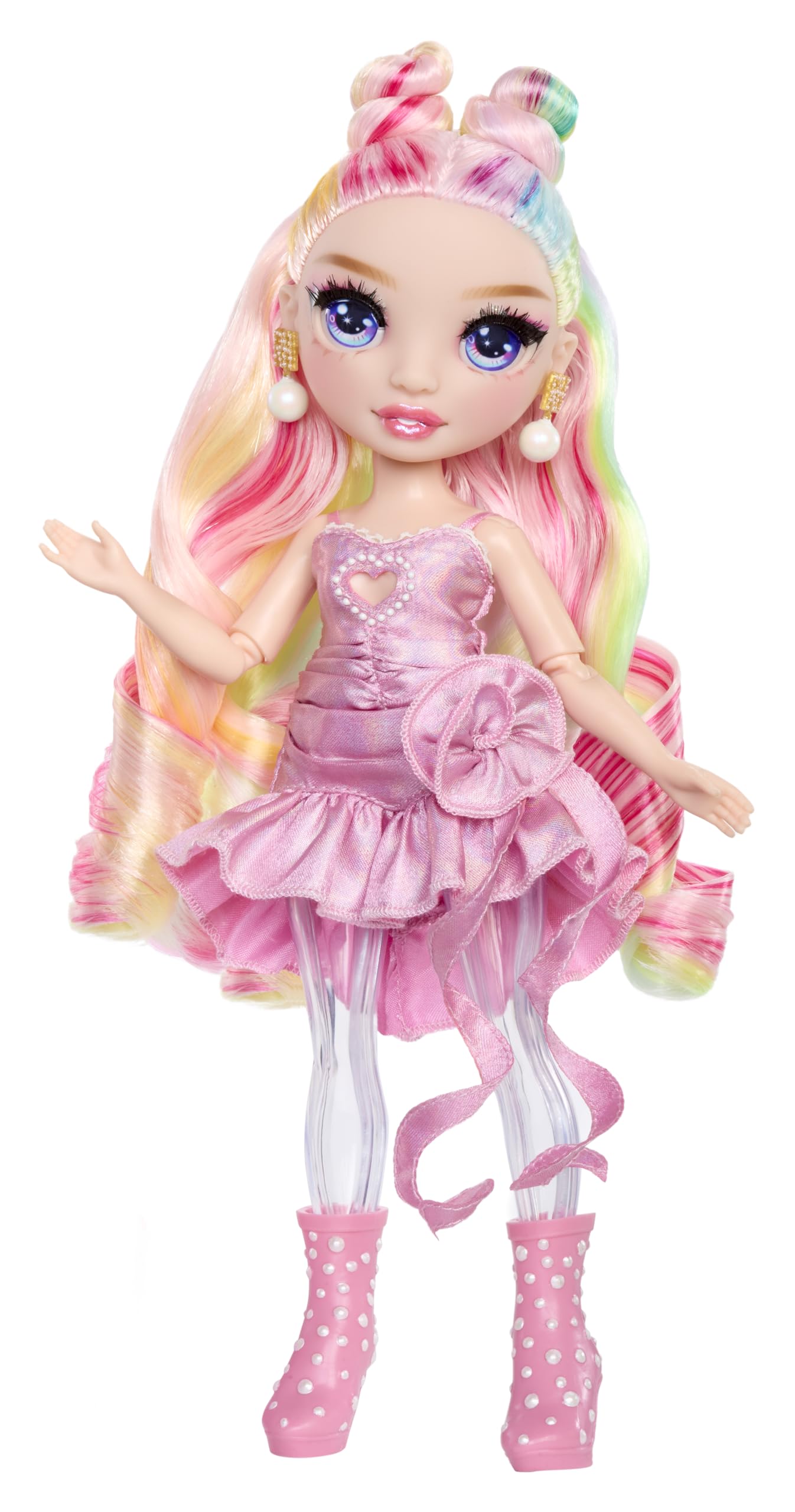 Rainbow High Rainbow Shimmers with Slime - Bella (Pink) - 28cm Fashion Doll Playset 4