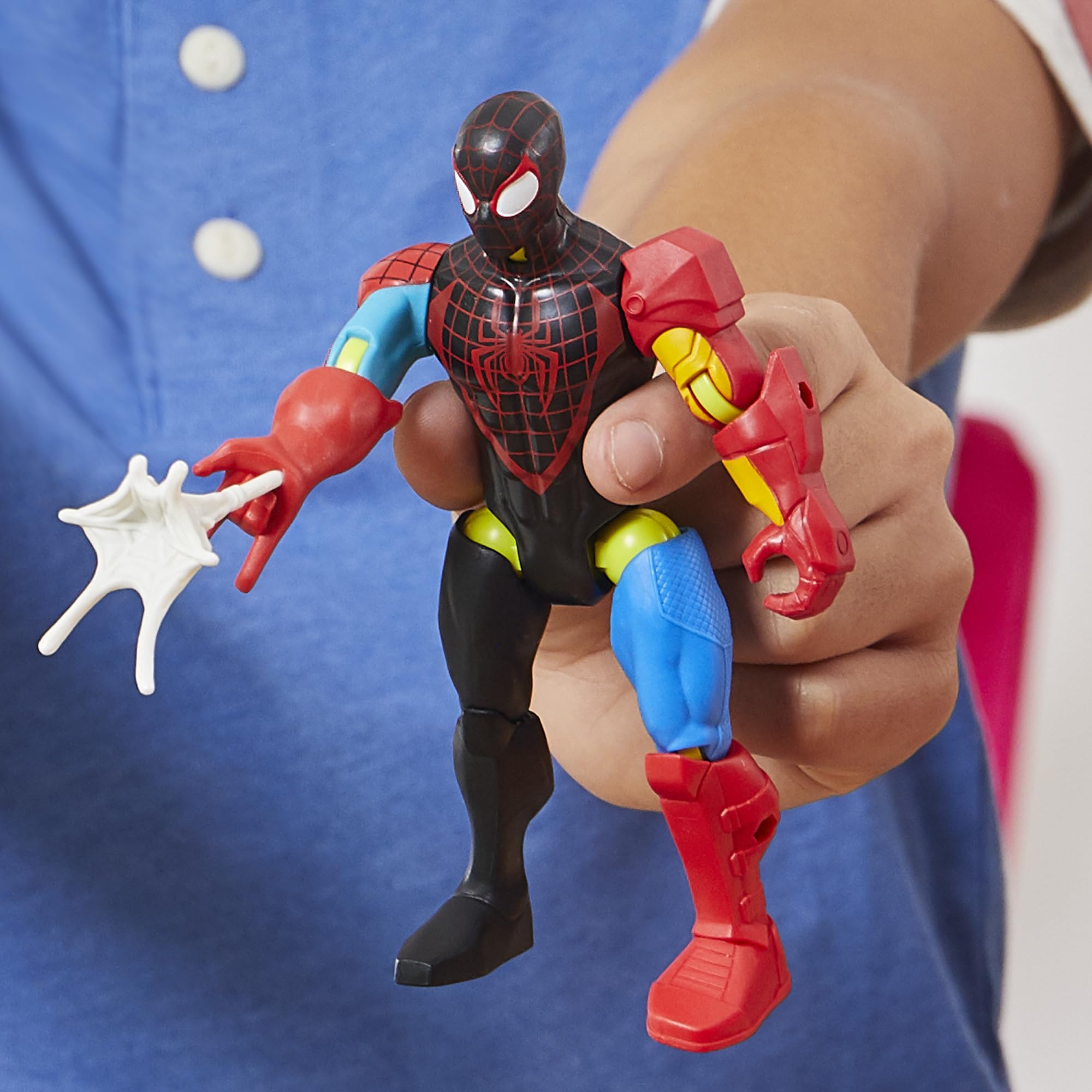 MixMashers Marvel Miles Morales Action Figure - Mix & Match Super Hero Toy for Kids 7