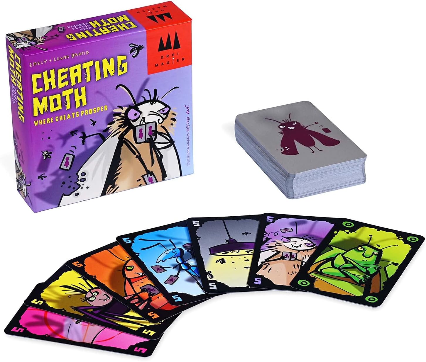 Coiledspring Games Cheating Moth Card Game 3