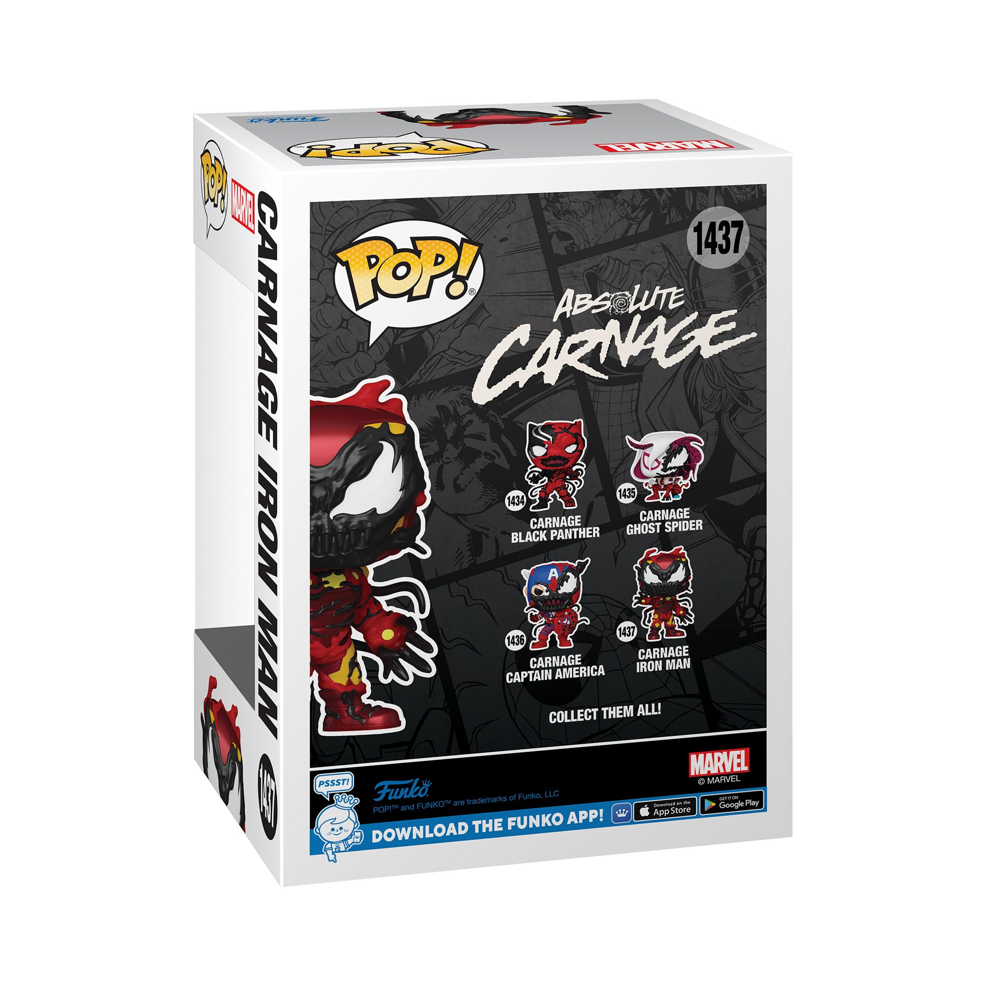 Funko Pop! Marvel: Carnageized - Iron Man Vinyl Figure | 3.75 in | Model 82646 3