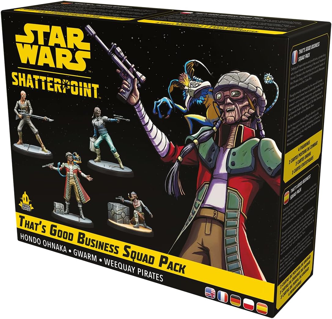 Atomic Mass Games Star Wars: Shatterpoint That's Good Business Hondo Ohnaka Squad Pack 5