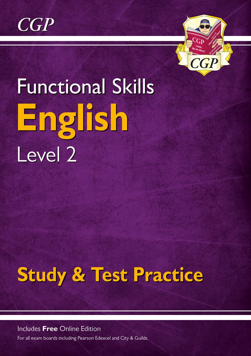 CGP Functional Skills English Level 2 - Study & Test Practice for 2021 & Beyond (Paperback) 1