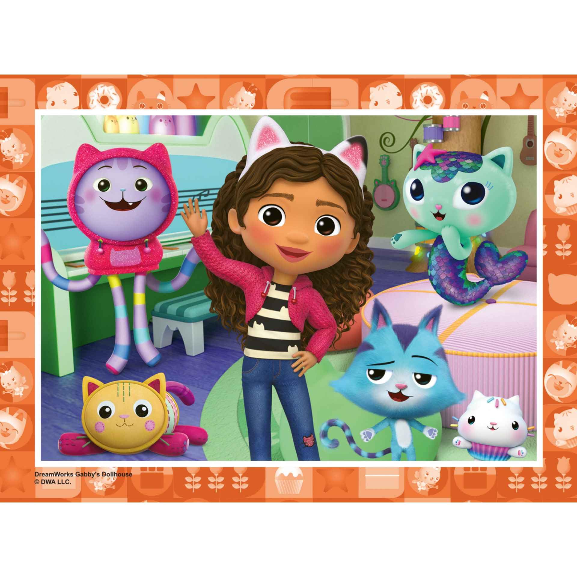 Ravensburger Gabby’s Dollhouse 4-in-1 Jigsaw Puzzle Set - 12, 16, 20, 24 Piece Puzzles for Kids Ages 3+ 7