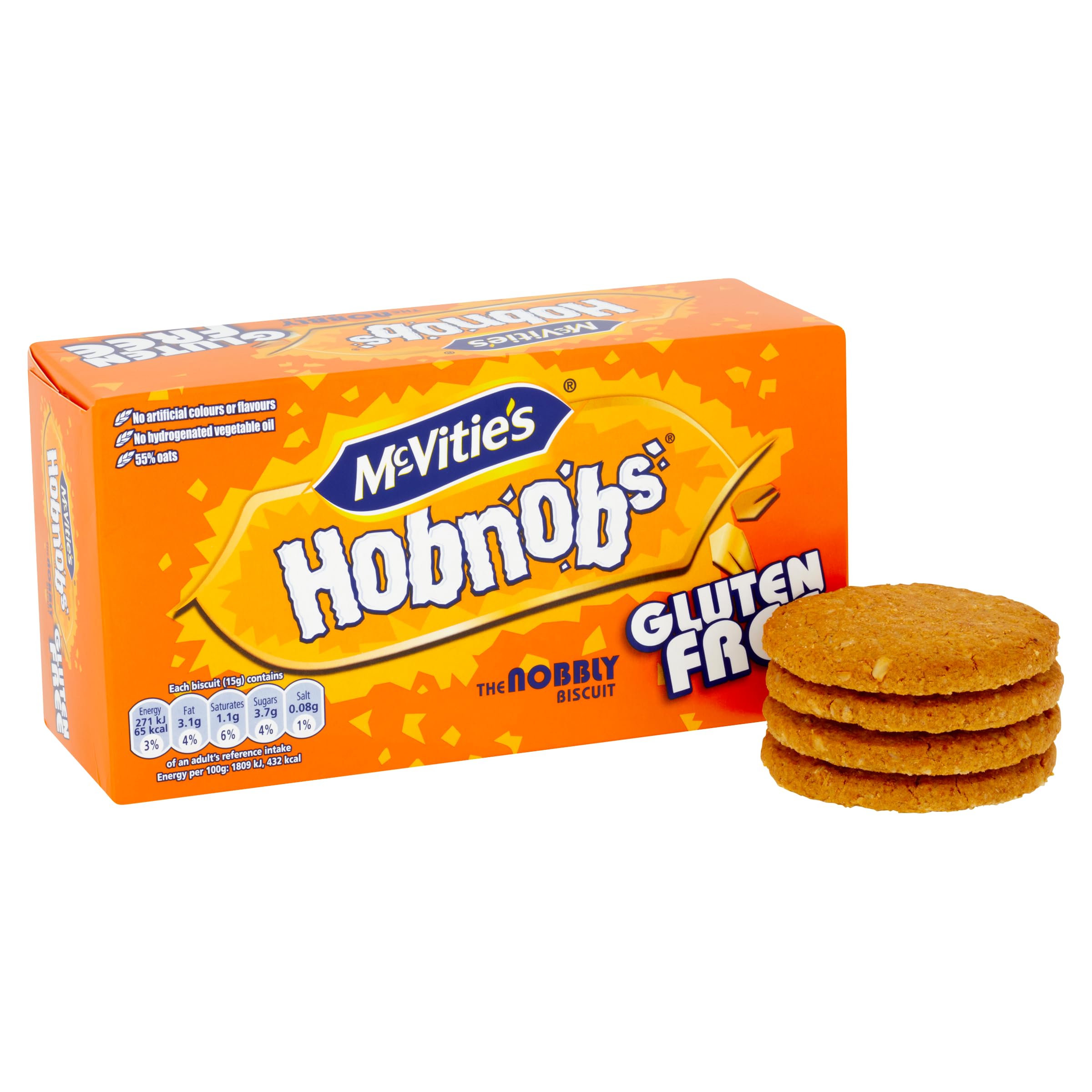 McVitie's Gluten Free Hobnobs Biscuits 150g 6