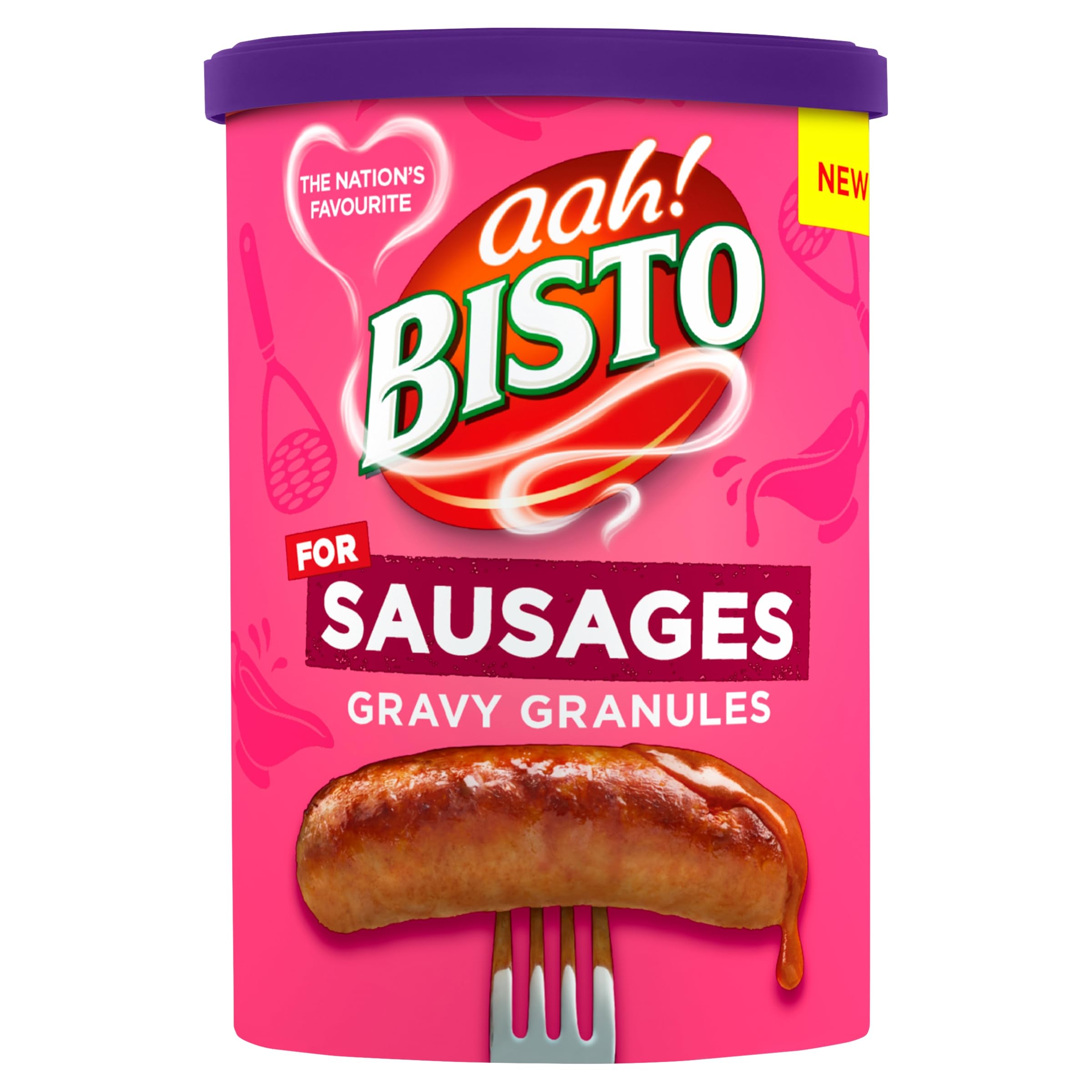 Bisto Bratensoßengranulat für Würstchen, 190 g Dose