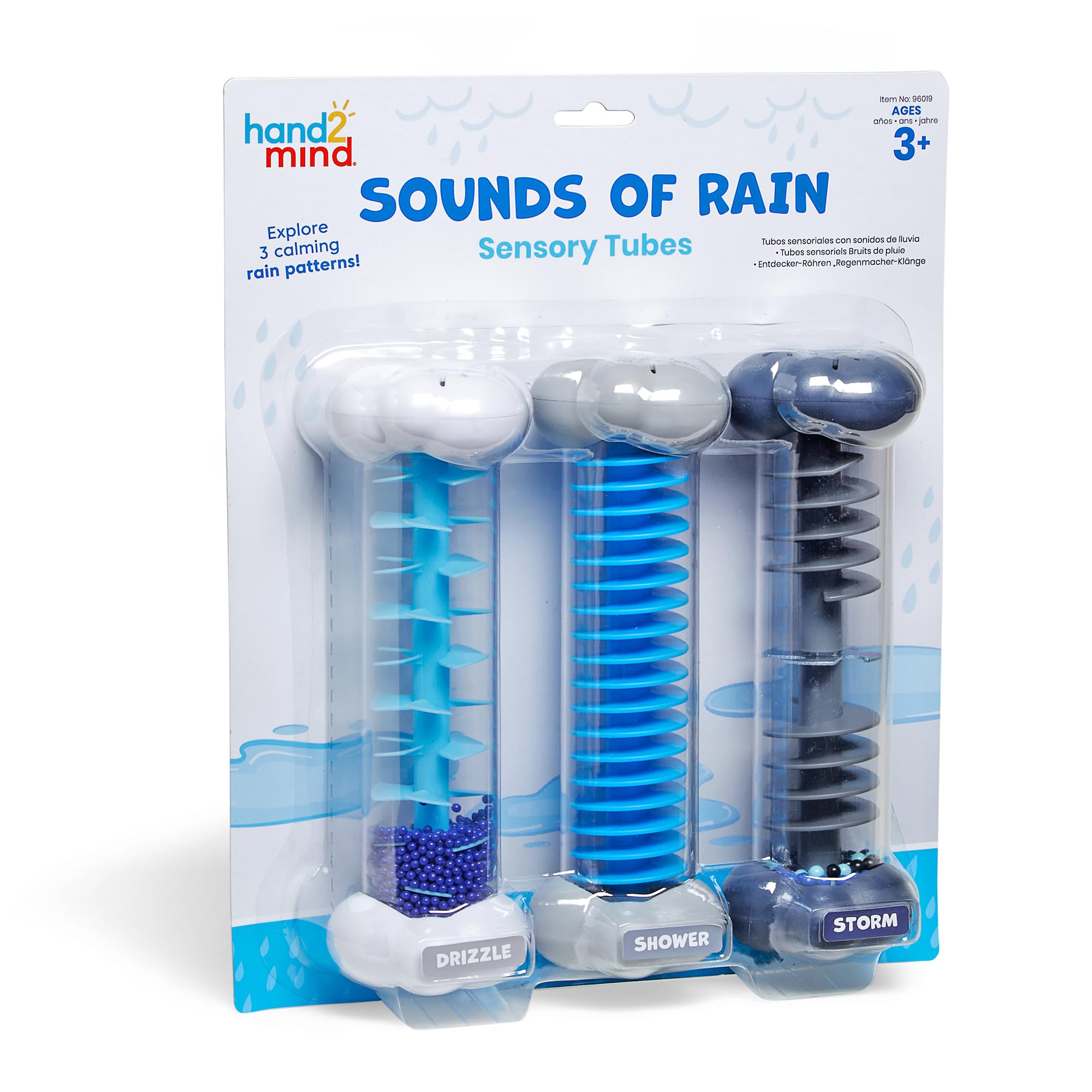 Learning Resources Sounds of Rain Sensory Tubes - Developmental Toy for Ages 3+