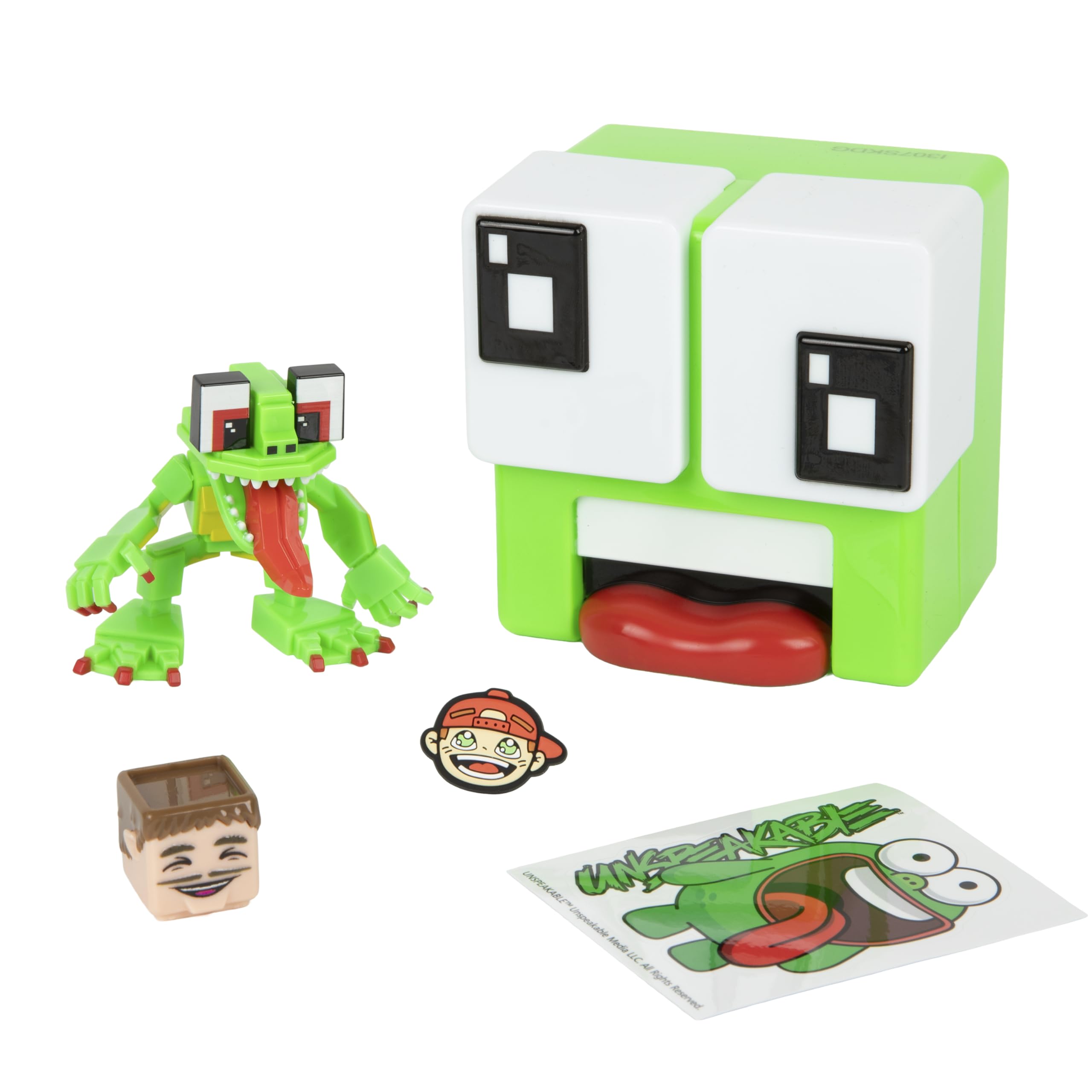 Unspeakable Mystery Capsule Series 1 - Includes Mini Figure, Blok Headz, Shoe Charm, Sticker | Ages 5+
