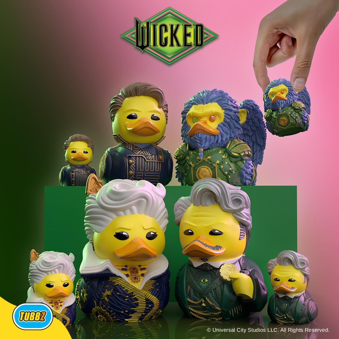 TUBBZ Mini: Wicked For Good - Madame Morrible Cosplaying Rubber Duck Vinyl Figure 6