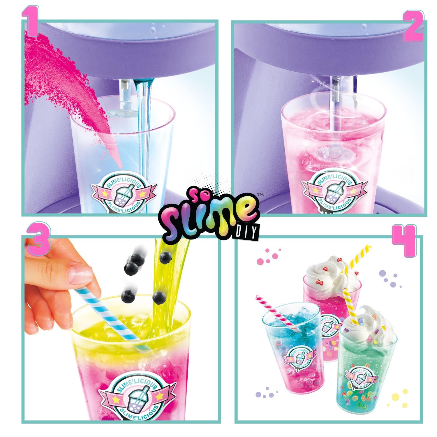 So Slime DIY Slime Mix’in Machine - Make Colorful Slime Drinks for Kids Ages 6+ 7