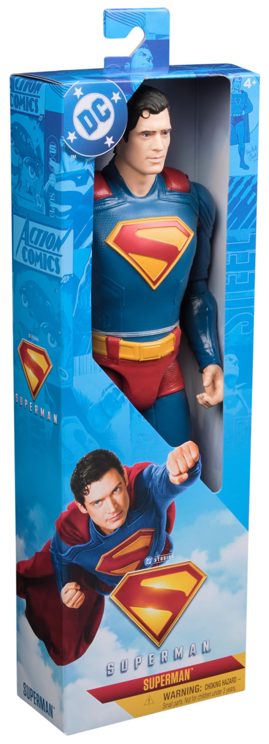 DC Comics Superman 30-cm Action Figure - 11-Point Articulation for Kids Ages 4+ 5