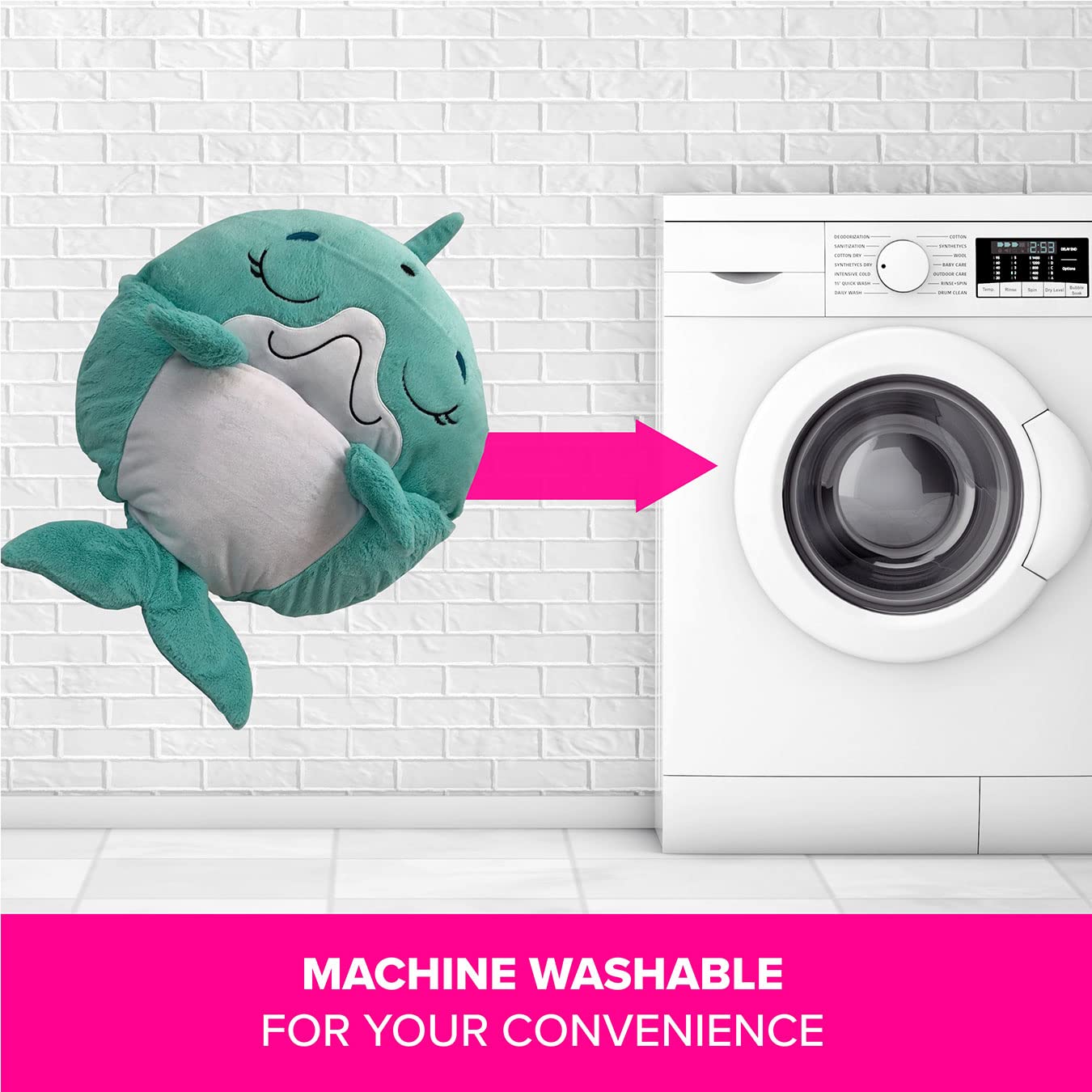 Happy Nappers Kids Sleeping Bag - Disco Dolphin - Plush Toy & Sleeping Bag for Playtime and Naps 6