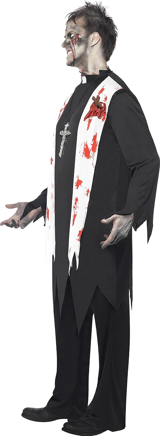 Smiffys Zombie Priest Costume - Adult Men's Size L 7