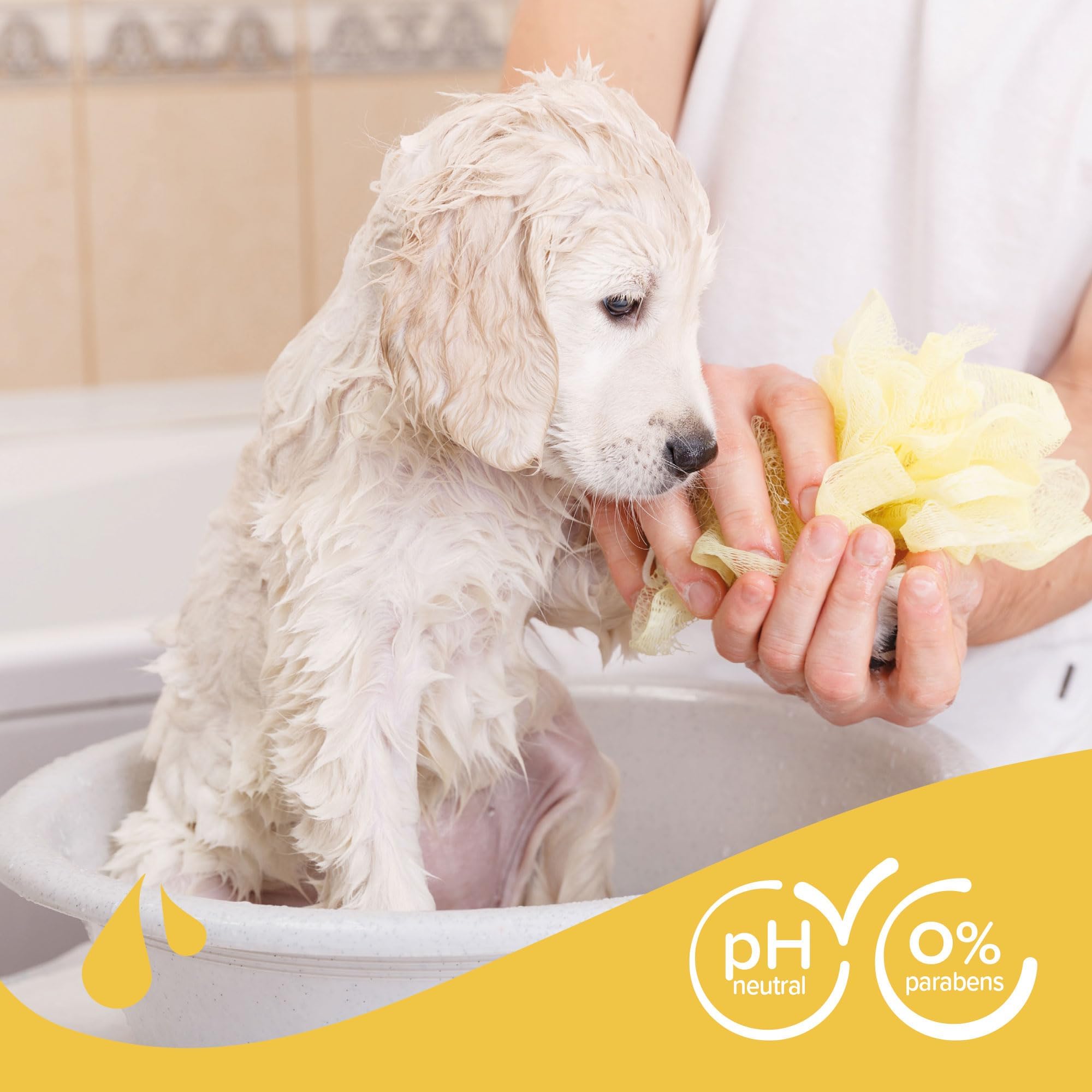 Beaphar Puppy Shampoo - 250ml Gentle Formula with Camomile & Aloe Vera | pH-Neutral 5