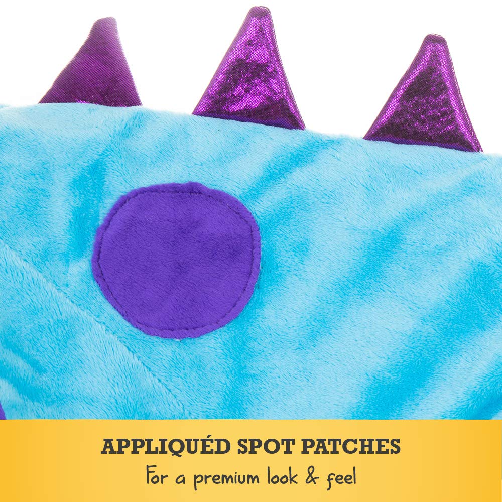 PRETEND TO BEE Dinosaur Monster Onesie - Blue and Purple Fancy Dress Costume for Kids 9