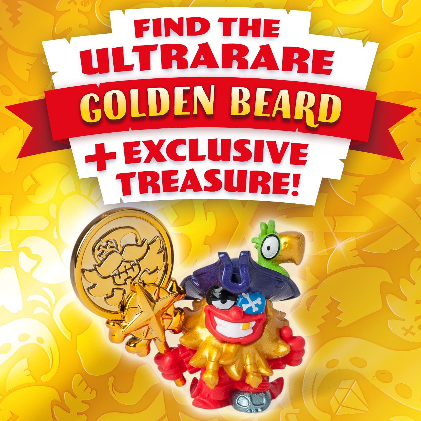 PIRATIX Adventure World Golden Treasure Series - 4 Pack with Surprise Figure 5